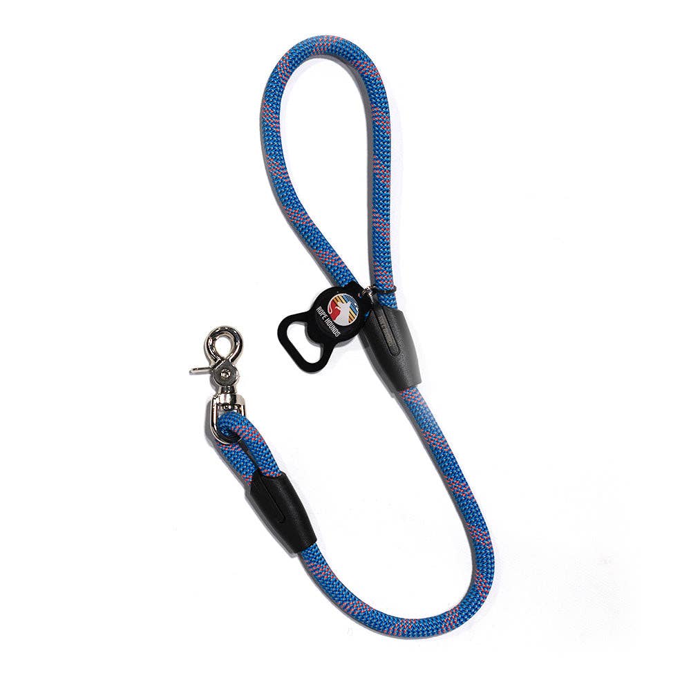 Rope Hounds - 2' Dog Traffic Lead - Blues: Starlight Blue