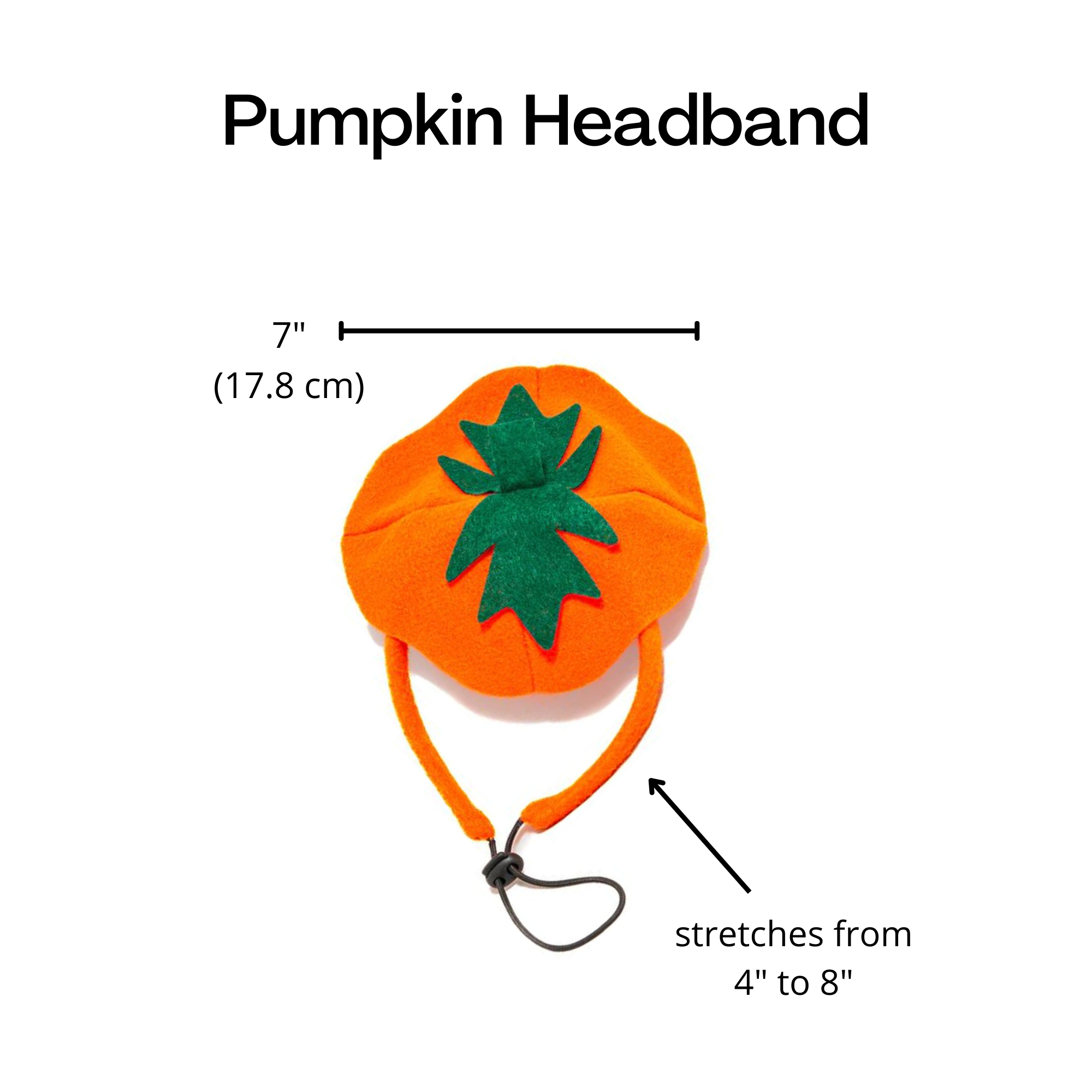 Midlee Designs - Midlee Dog Pumpkin Headband Halloween Costume