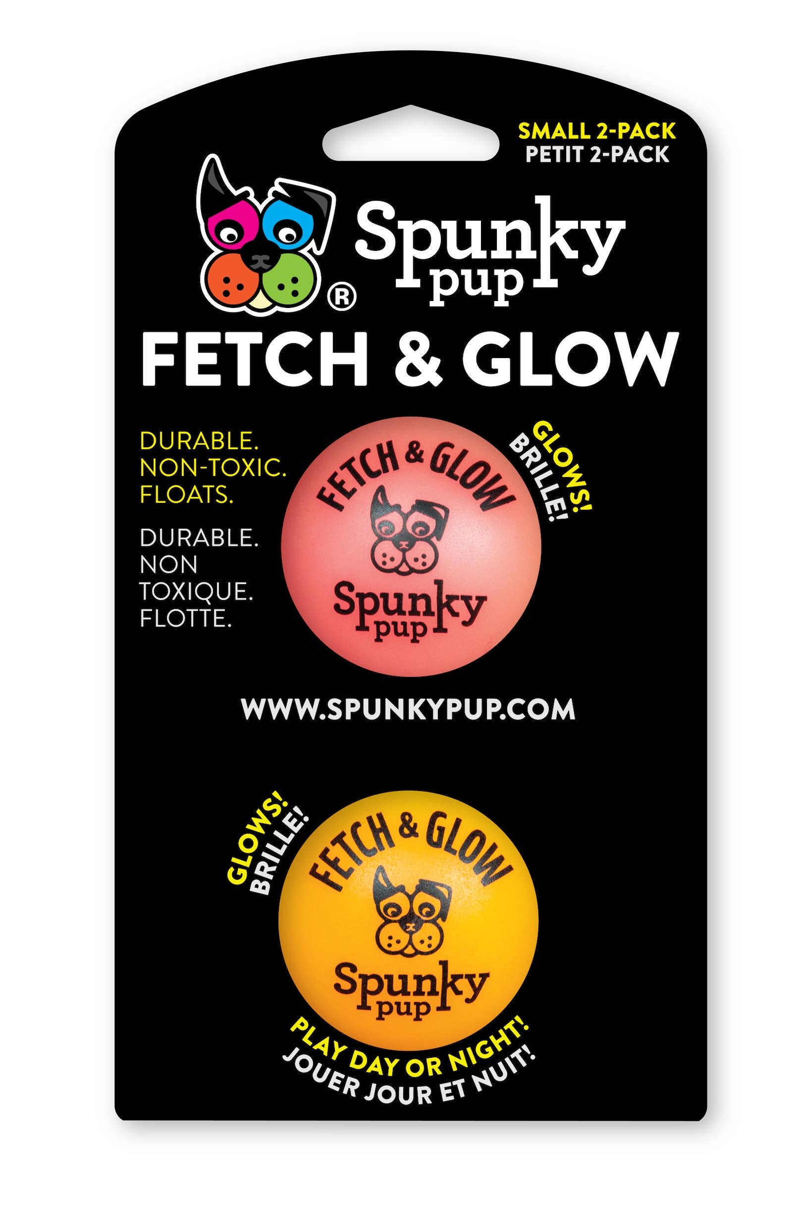 Spunky Pup - Fetch and Glow Ball: Large