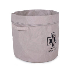 Pendleton Washable Paper Toy Bucket: Grey