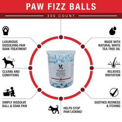 Deep Cleaning Paw Fizz Soak: 12 Tablets