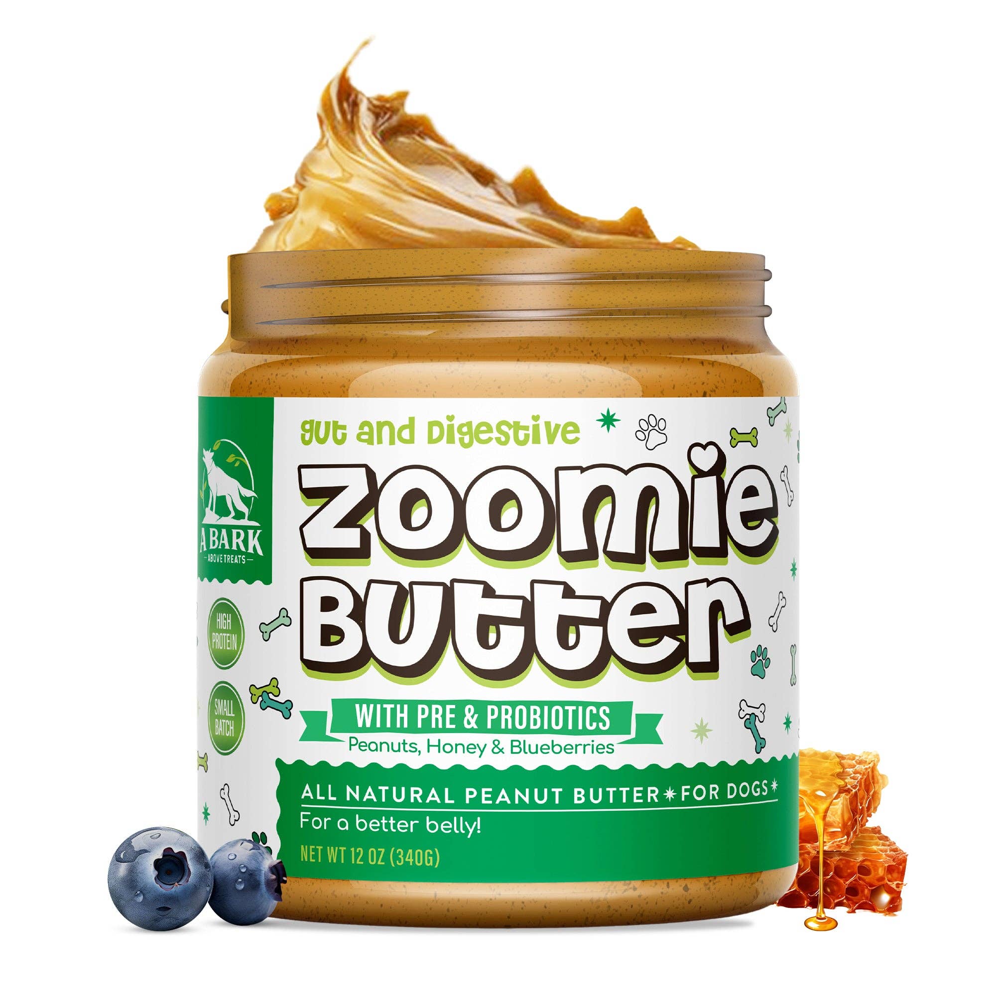 A bark above treats llc - Zoomie Butter: Gut & Digestive