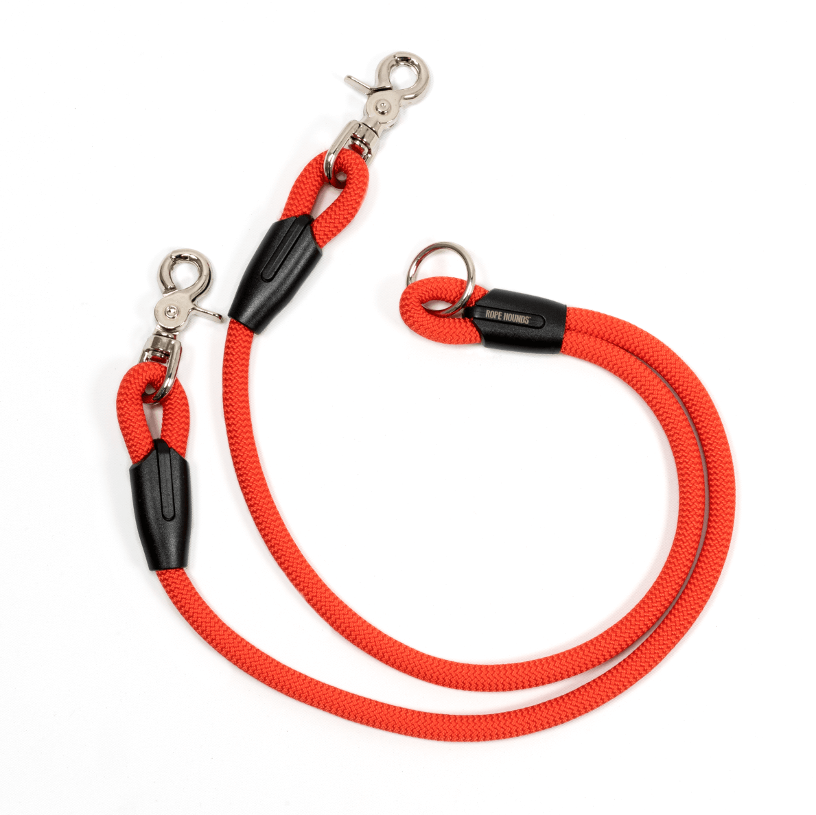 Rope Hounds - Splitter Dog Leash - Reds: Hog Wild