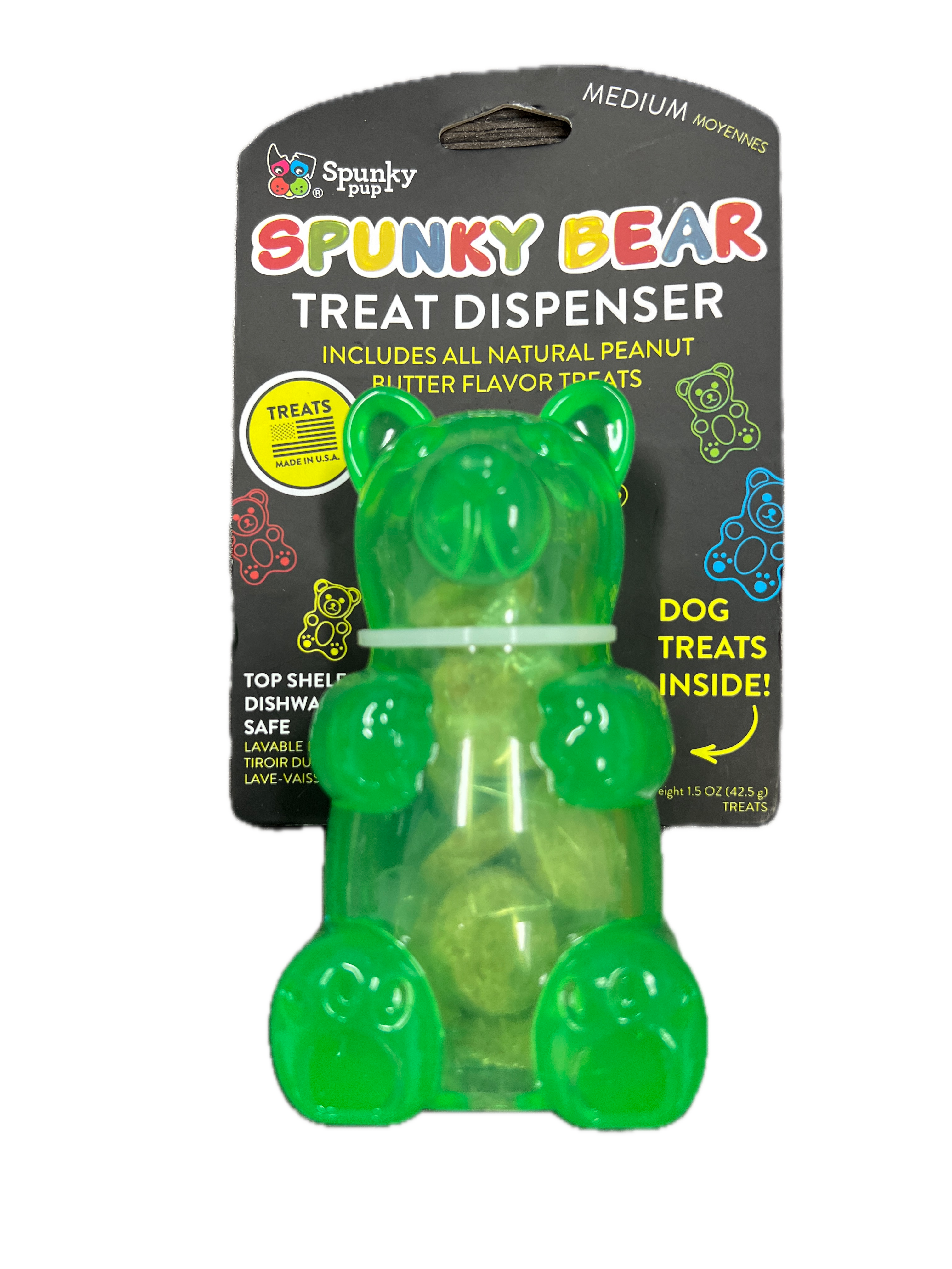 Spunky Pup - Spunky's Gummy Bears: Small / Squeaky