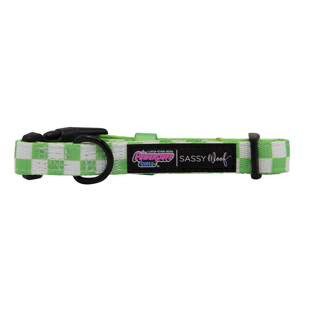 SASSY WOOF - Dog Collar - The Powerpuff Girls™ (Green): Small