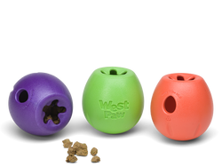 West Paw - Rumbl® Puzzle Treat-Dispensing Enrichment Dog Toy: S / Eggplant