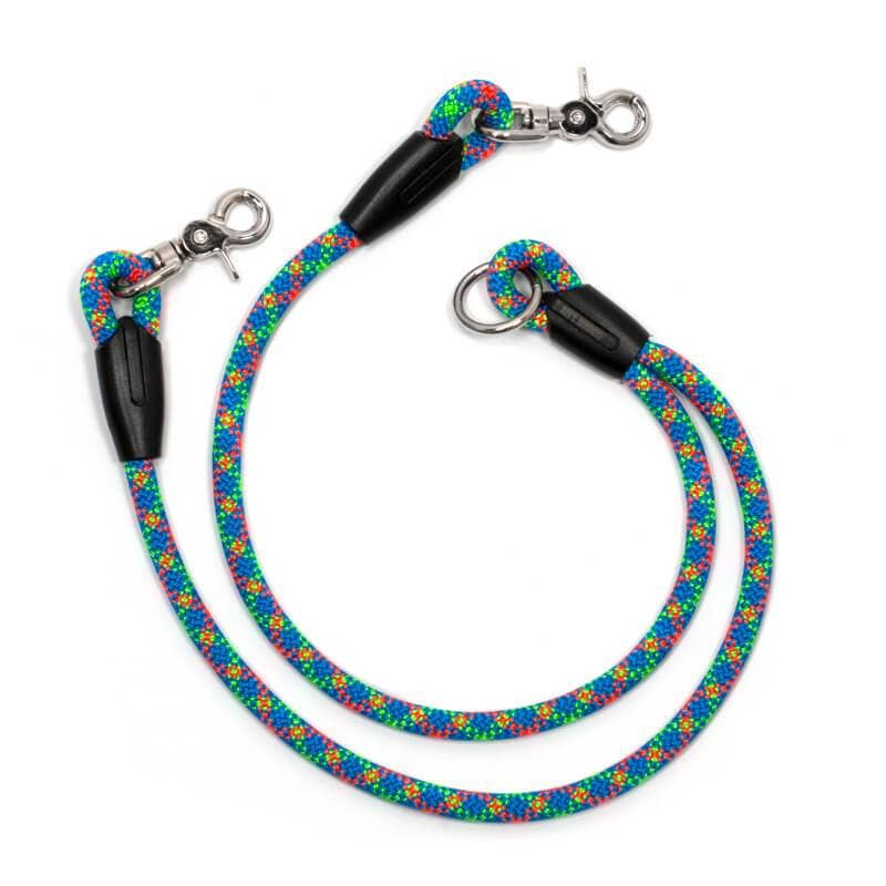 Rope Hounds - Splitter Dog Leash - Blues: Glacier Bay