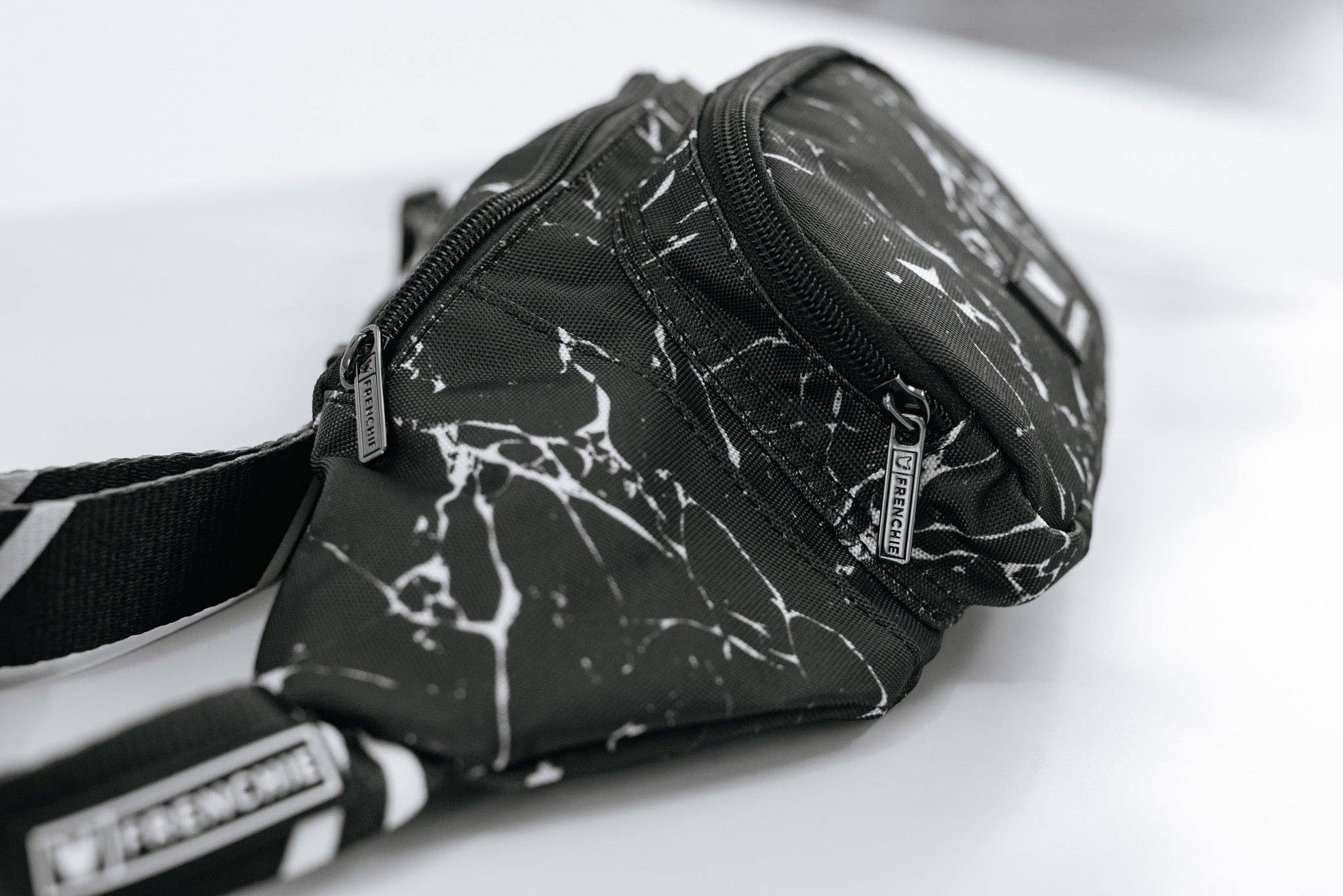 Frenchie - Frenchie Fanny Pack - Black Marble: OS