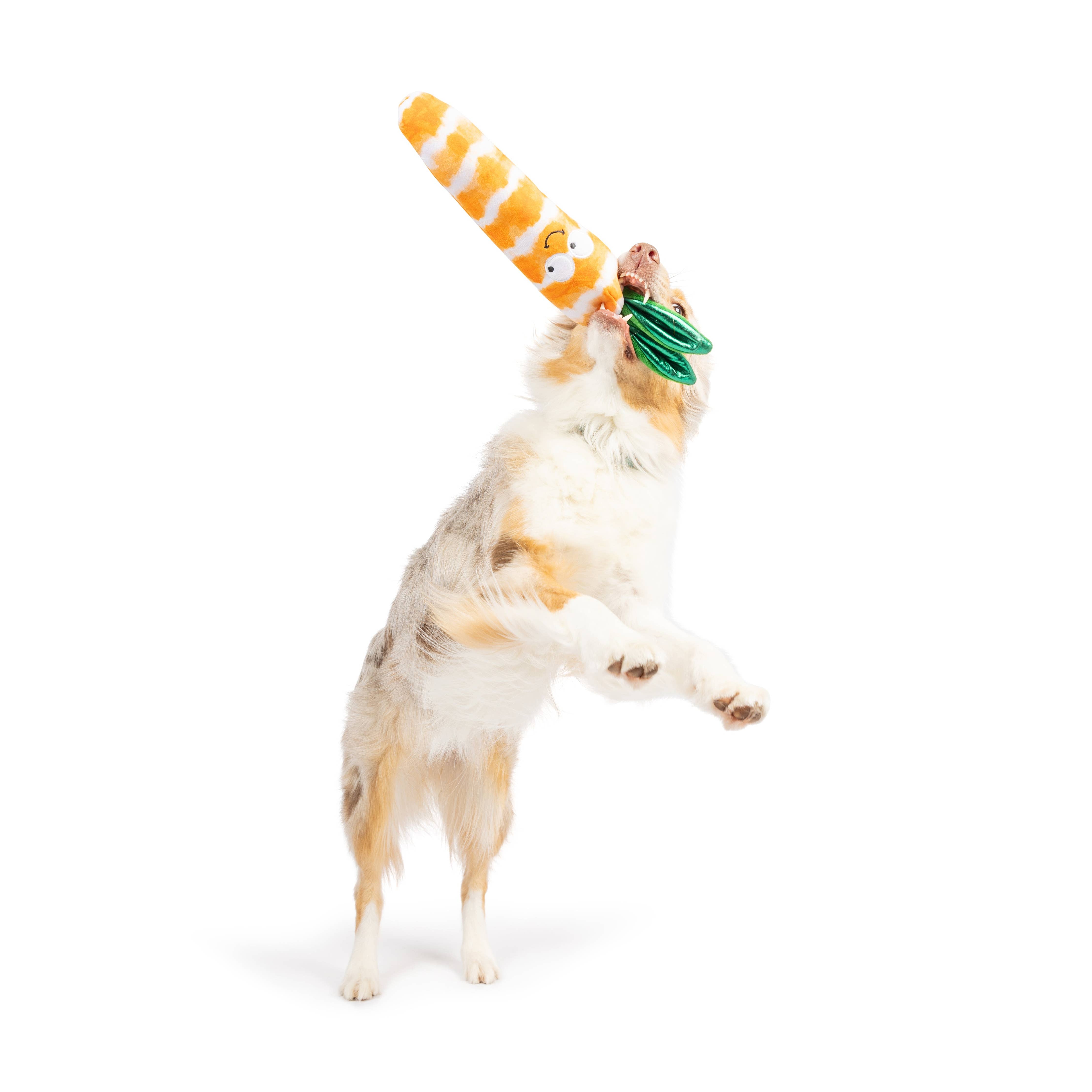 Huxley & Kent - Fetchies® Sweet Carrot Dog Toy: Large