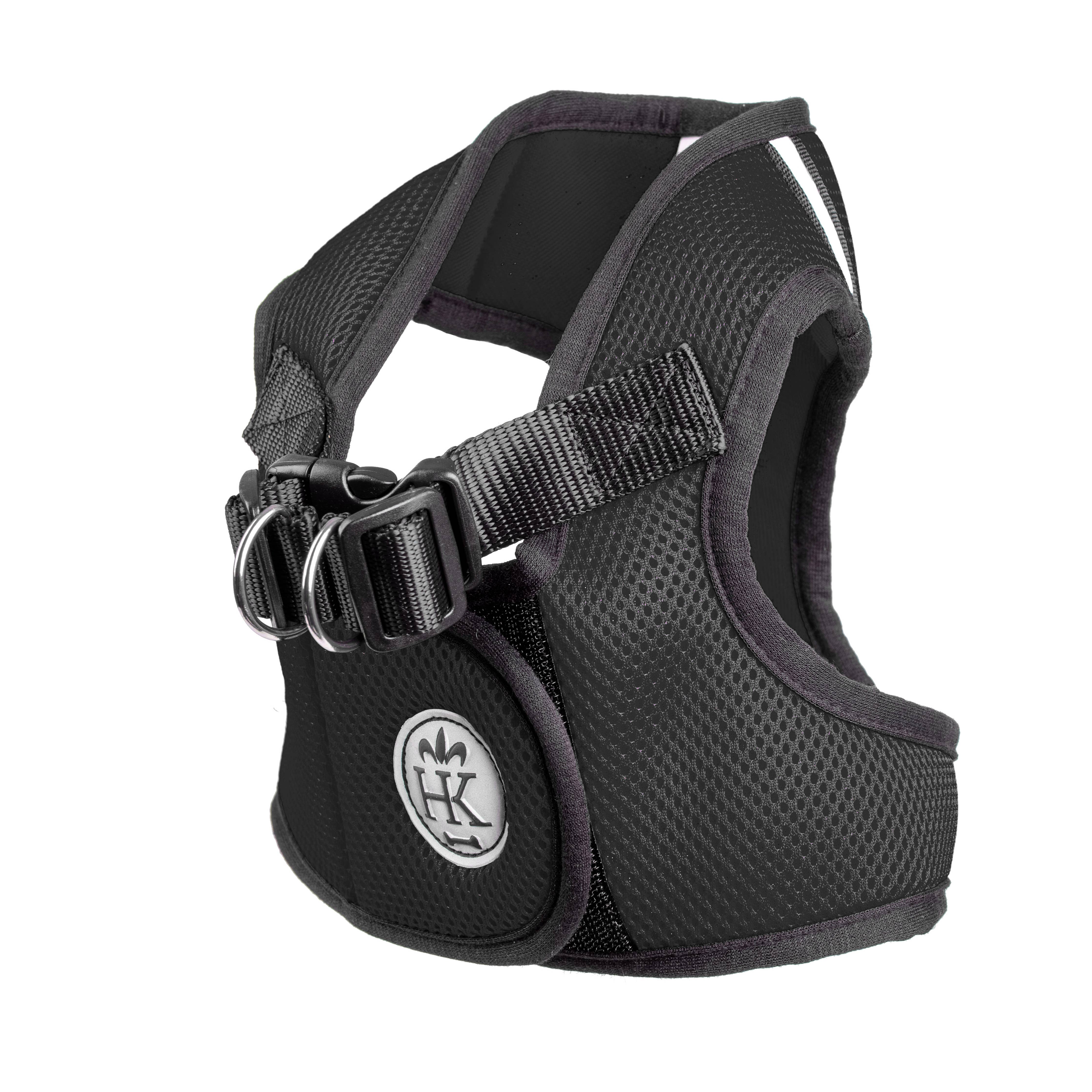 Huxley & Kent - Hudson Harness Black: XS (6-10lbs)