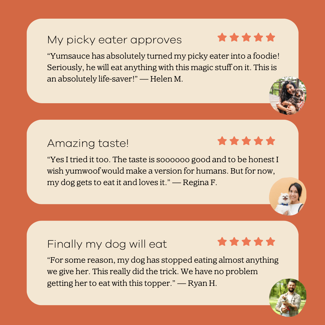 Yumwoof Natural Pet Food - Perfect Yumsauce