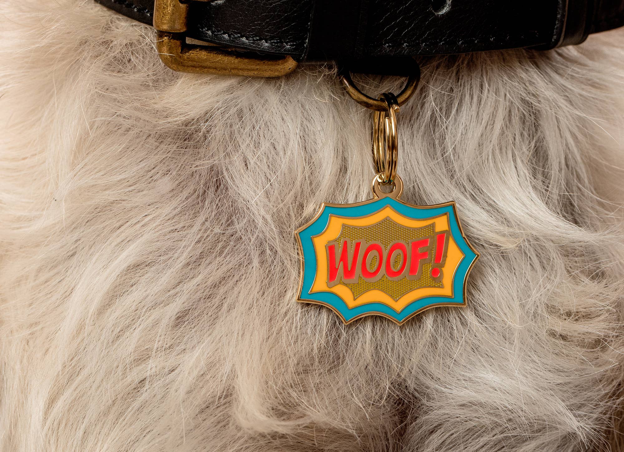 Woof! Pet ID Tag