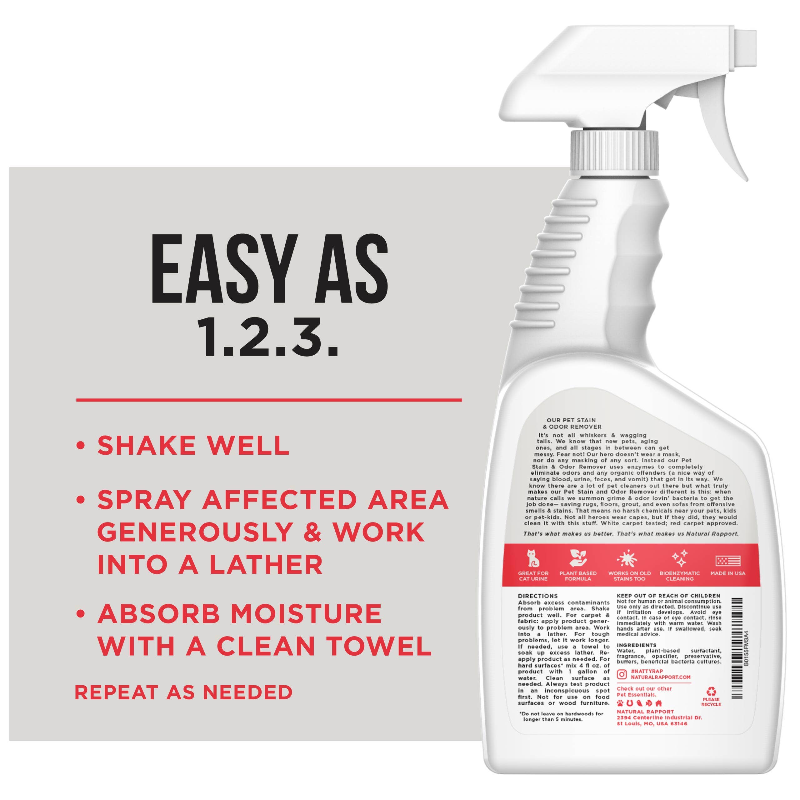 The Only Pet Stain & Odor Remover You Need: 3 ounce