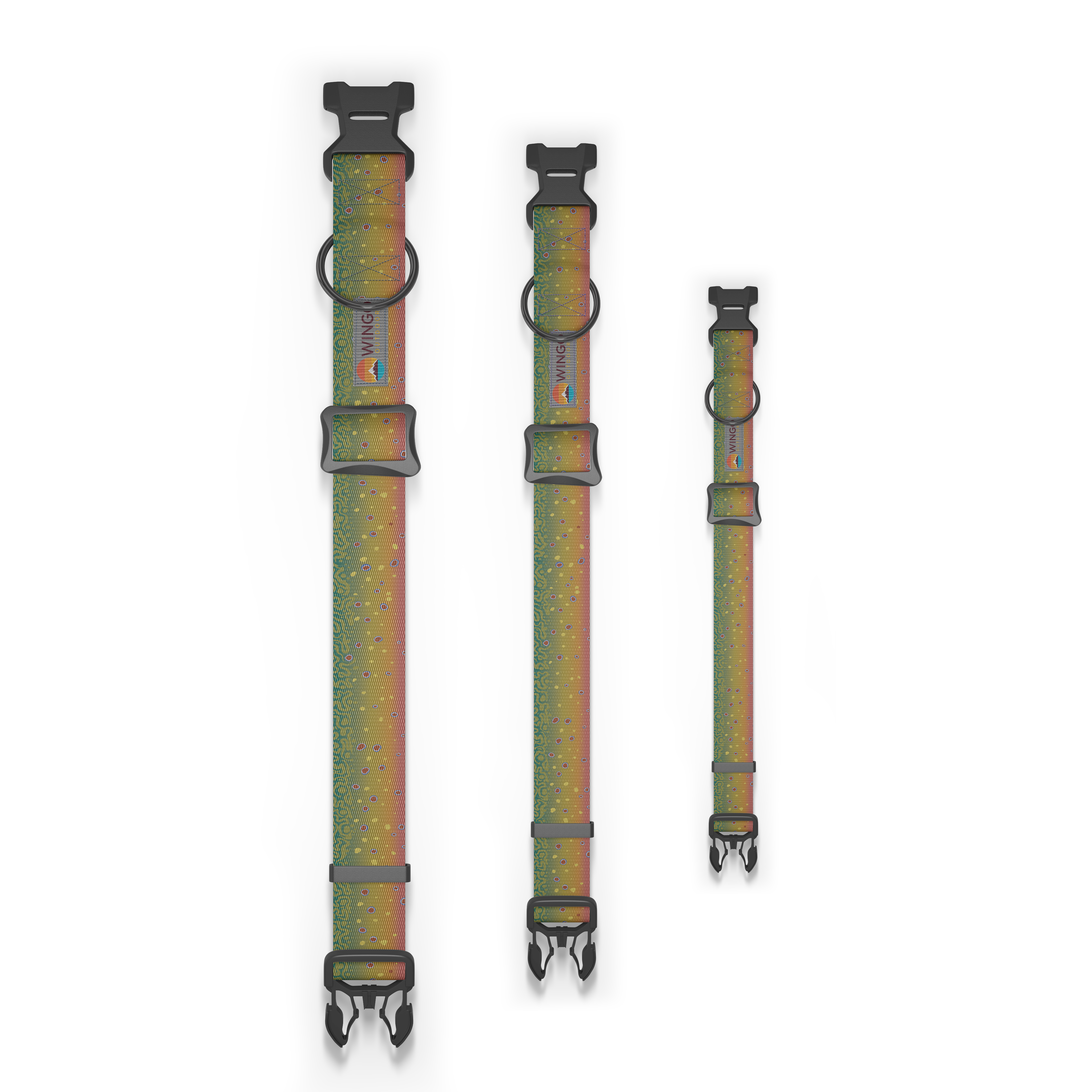 Wingo Outdoors - Coosa Dog Collar: Medium / Rainbow Trout
