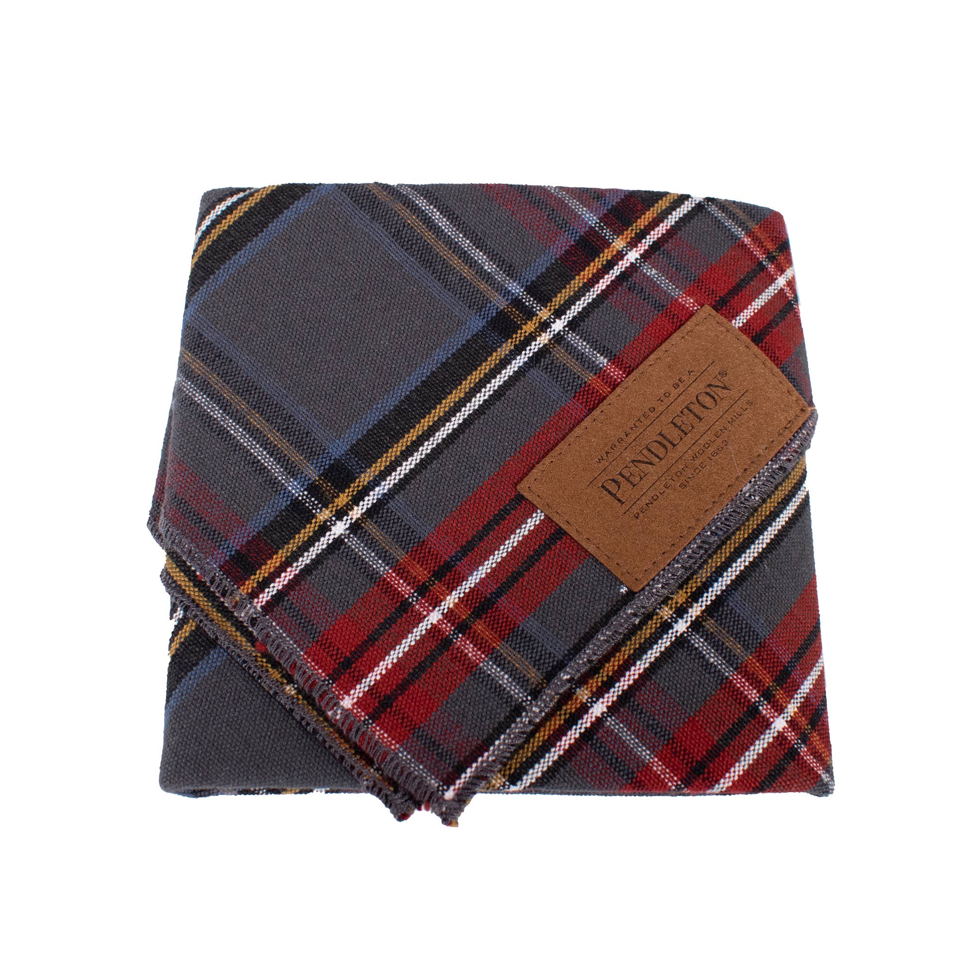 Pendleton Plaid Dog Bandana: Sm/Md (18") / Crescent Lake