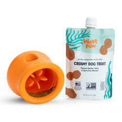 West Paw - Peanut Butter, Kelp & Spirulina Creamy Dog Treat: CASE OF 6