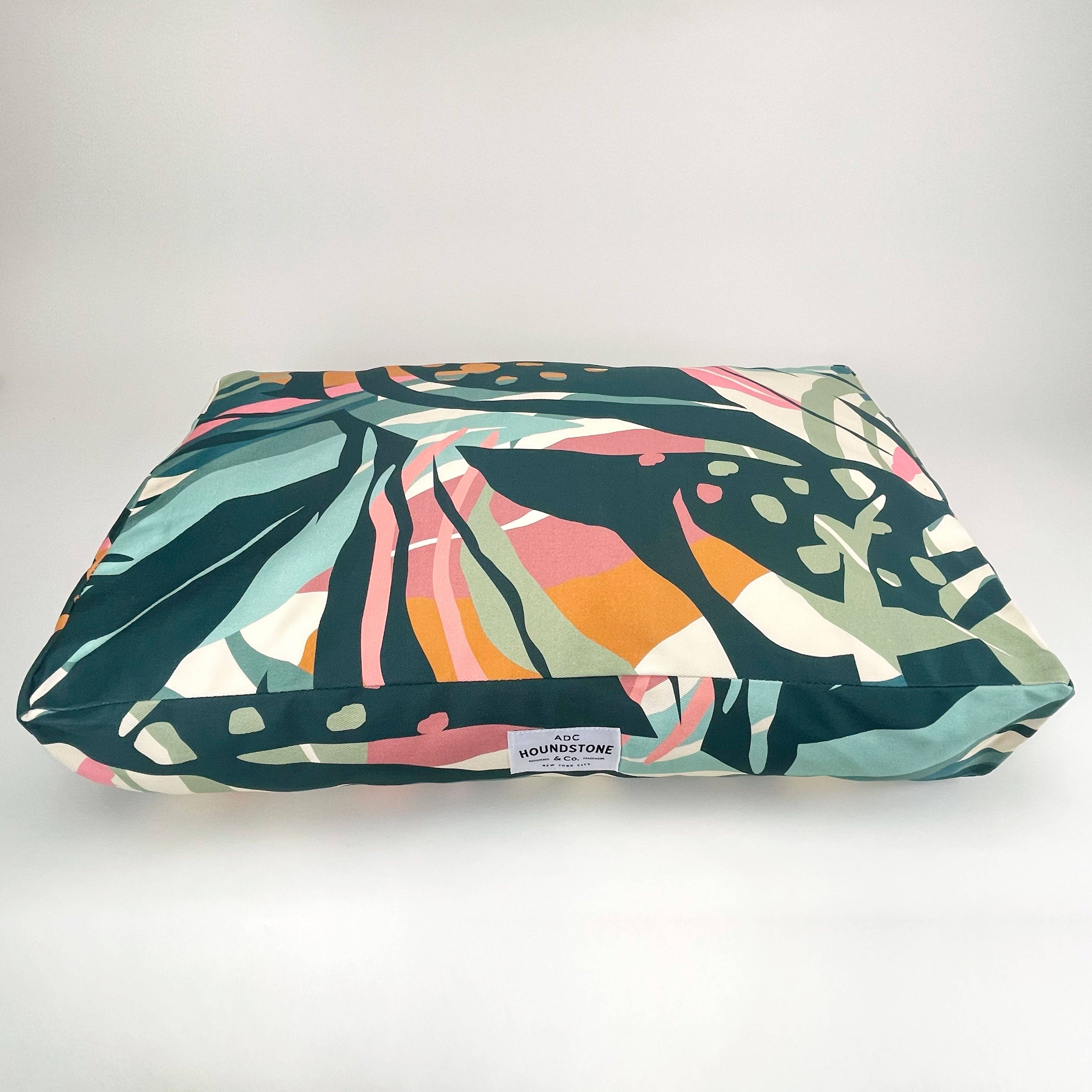 Houndstone Dog Bed - Abstract Tropics: Large