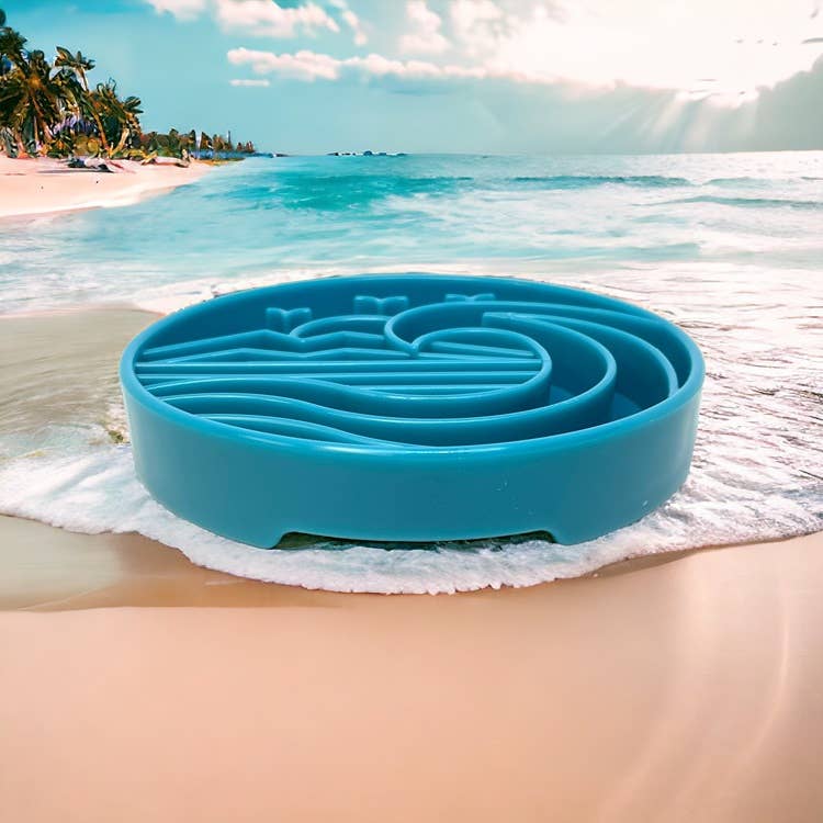 SodaPup Dog Toys - Baja Design eTray Shallow Slow Feeder Bowl for Dogs