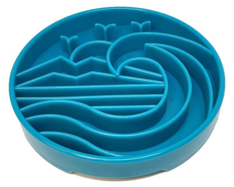 SodaPup Dog Toys - Baja Design eTray Shallow Slow Feeder Bowl for Dogs