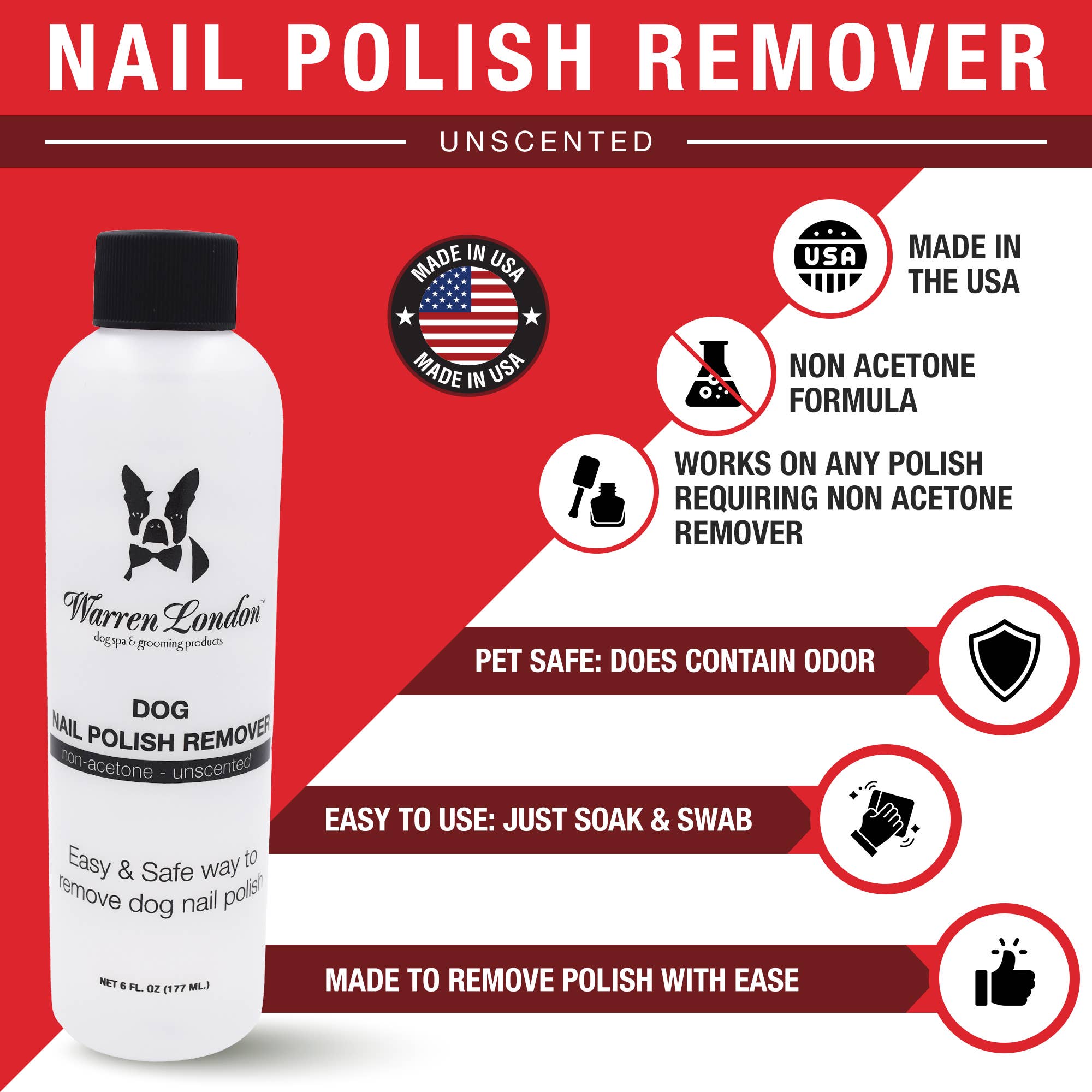 Dog Nail Polish Remover - 8 oz