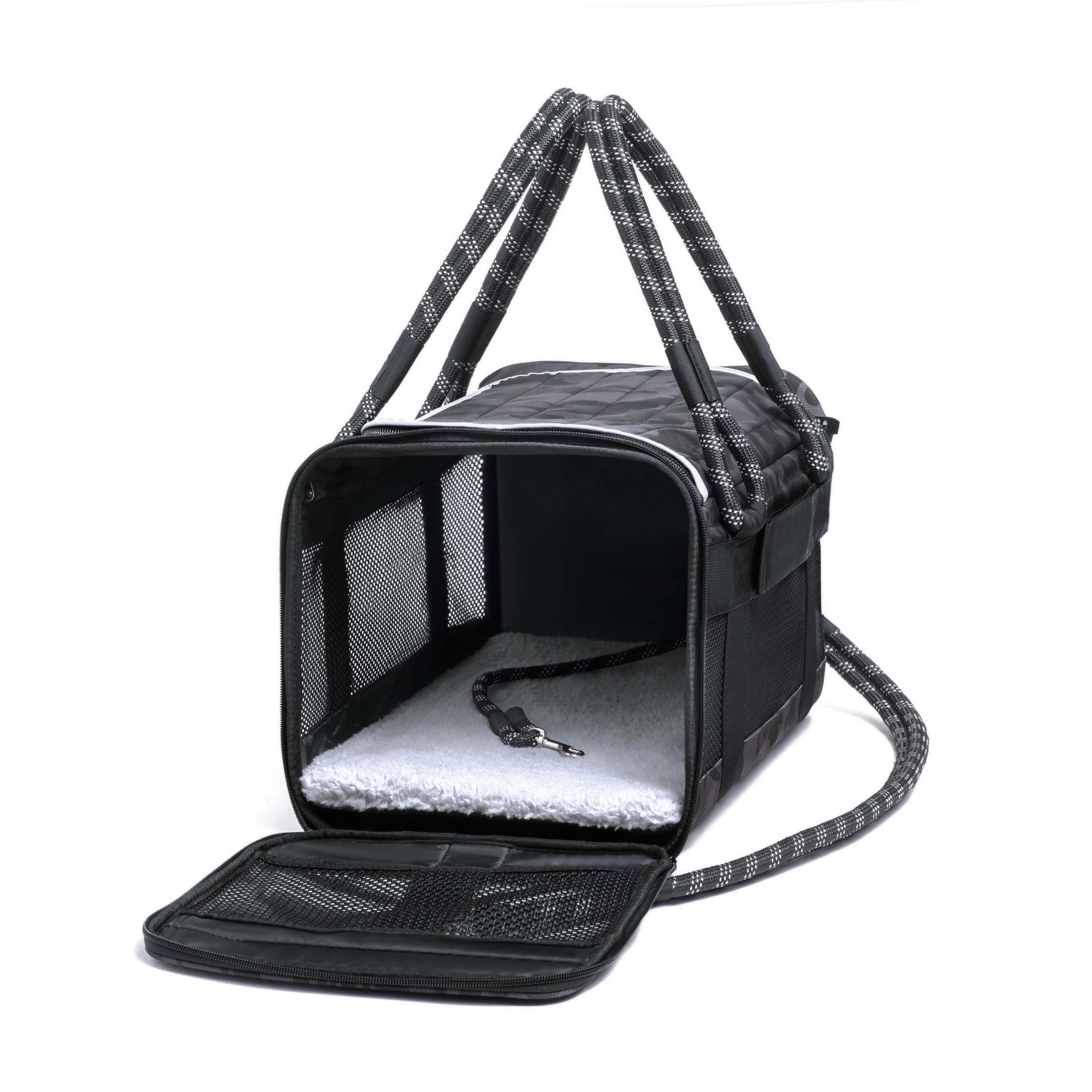 ROVERLUND - OUT-OF-OFFICE PET CARRIER PRO EDITION: CAMO / ORANGE / SMALL - UP TO 15LBS