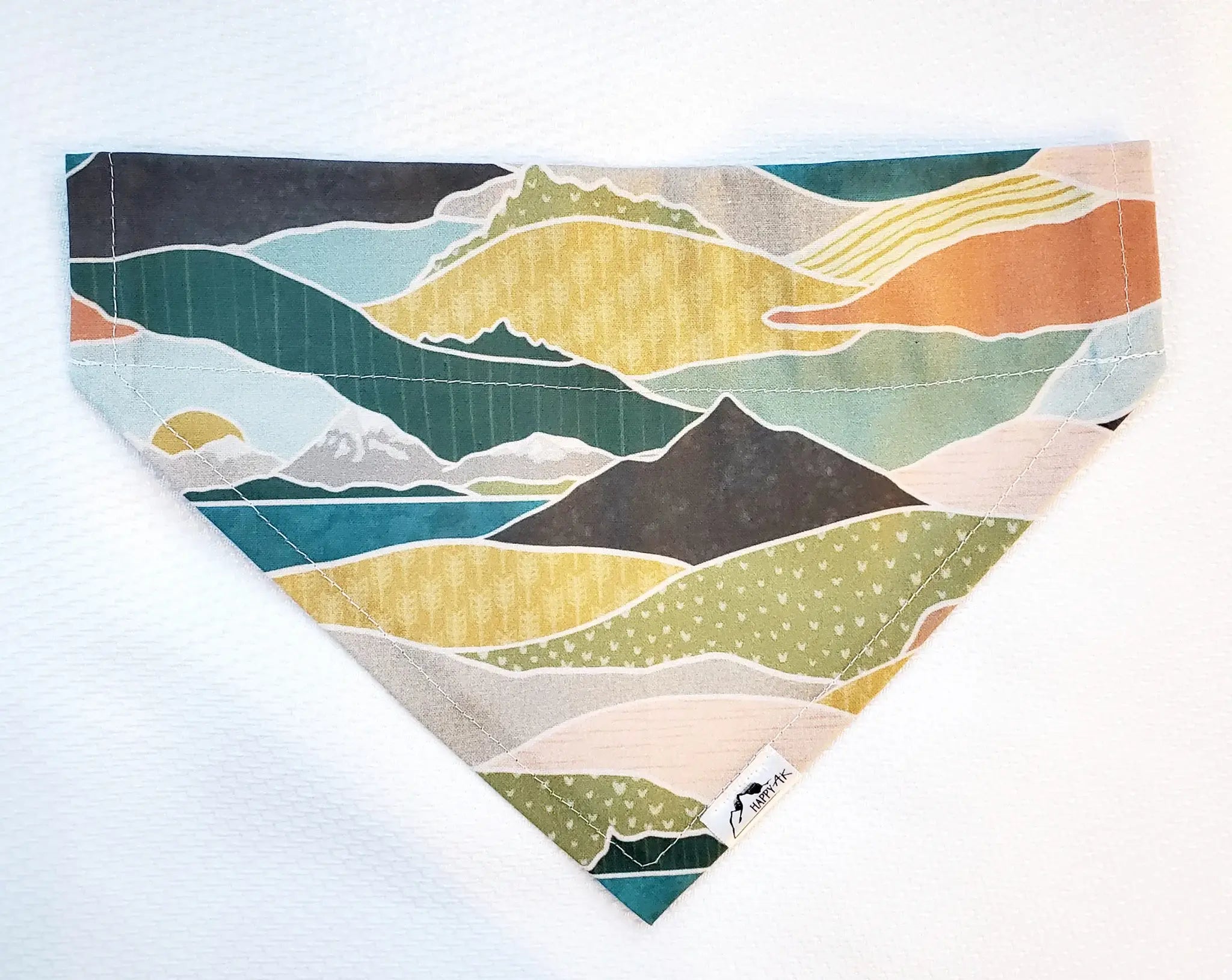 HappyAK - Rolling Hills Pet Bandana: Human Headband