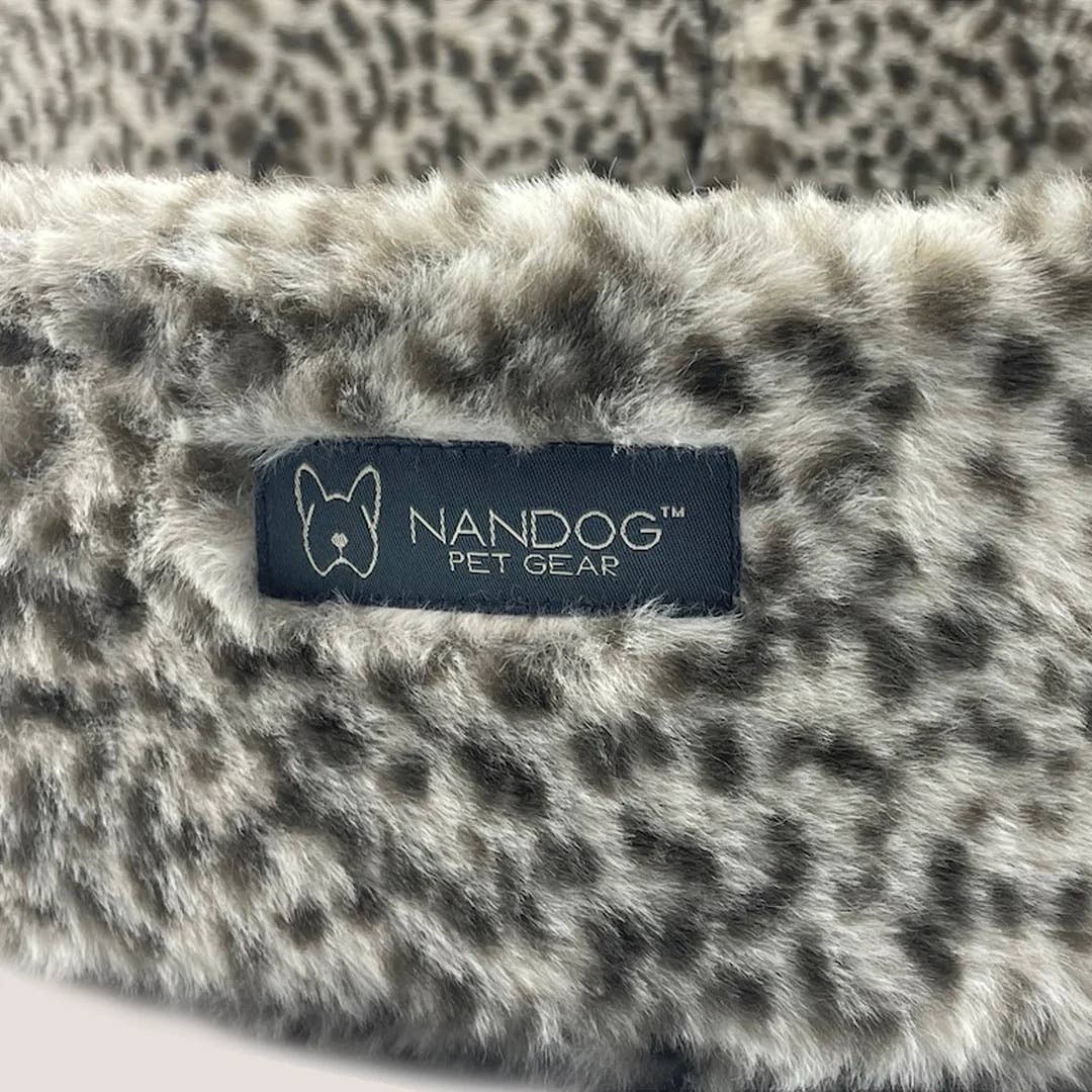 NANDOG Crown Bed Leopard Small Print