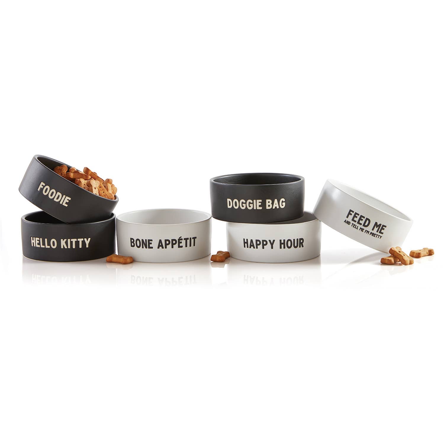 Santa Barbara Design Studio by Creative Brands - Ceramic Pet Bowl - Happy Hour