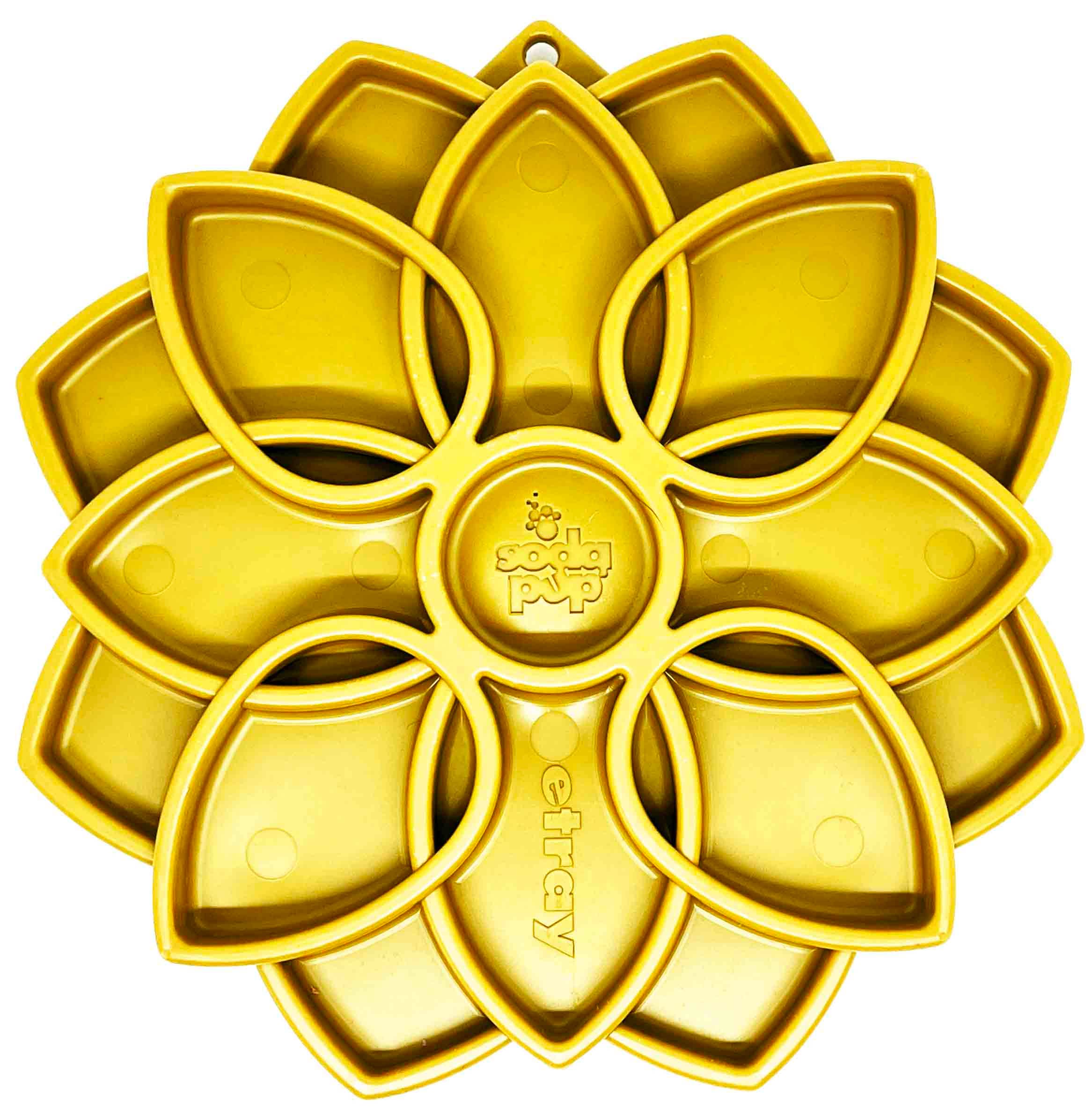 SodaPup Dog Toys - Mandala Design eTray Enrichment Tray for Dogs: Pink