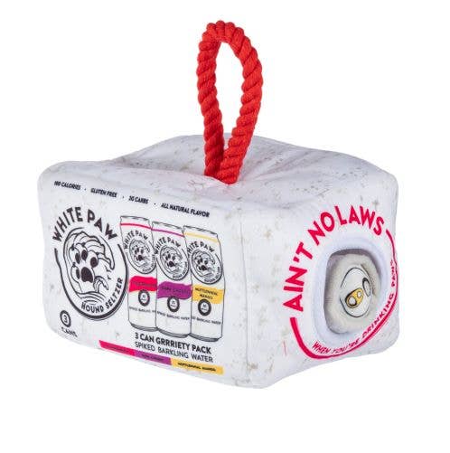 Haute Diggity Dog - White Paw Grrriety Pack - Activity House  Burrow Dog Toy