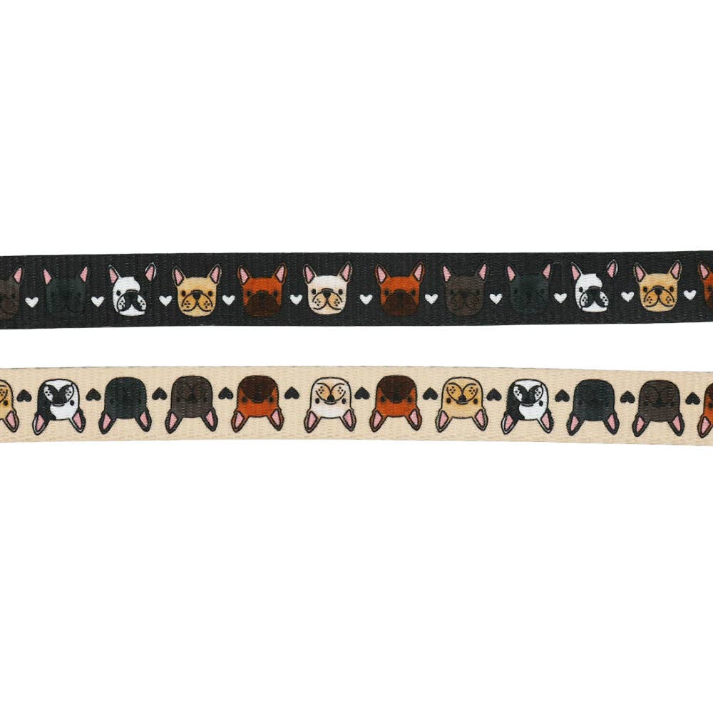 SASSY WOOF - Fabric Leash - Fab Frenchies