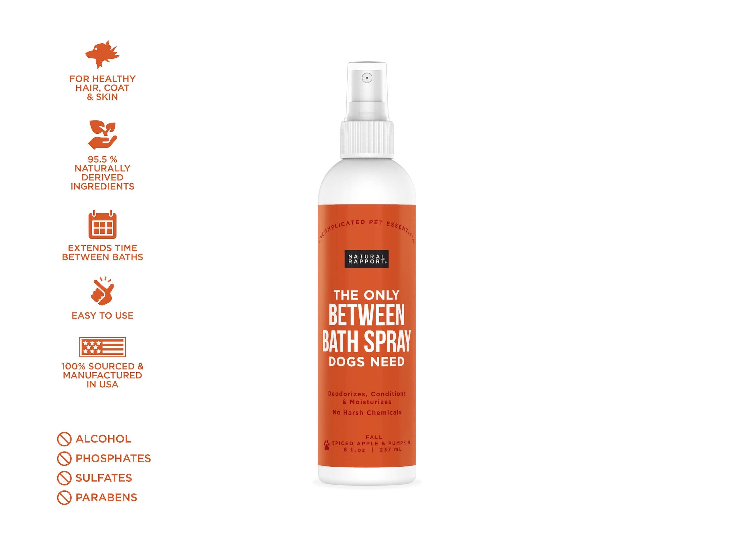 The Only Between Bath Spray Dogs Need - Fall Scent: 8 ounce