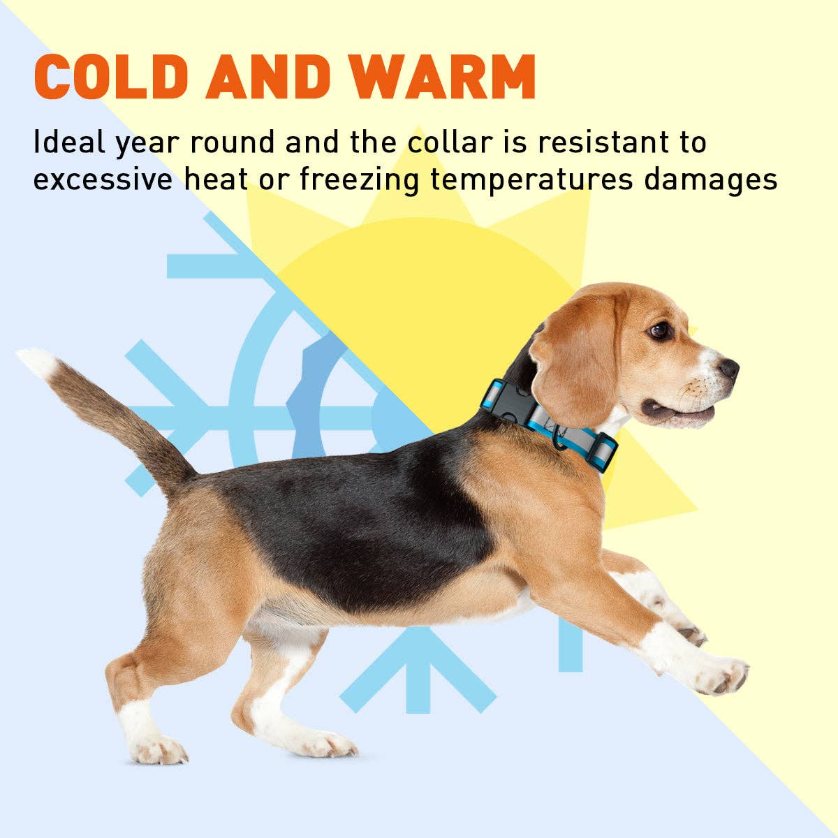 Dogline - Dogline Biothane Reflective Dog Collar with Quick Release: Dogline Blue / 15"-25" / 1"