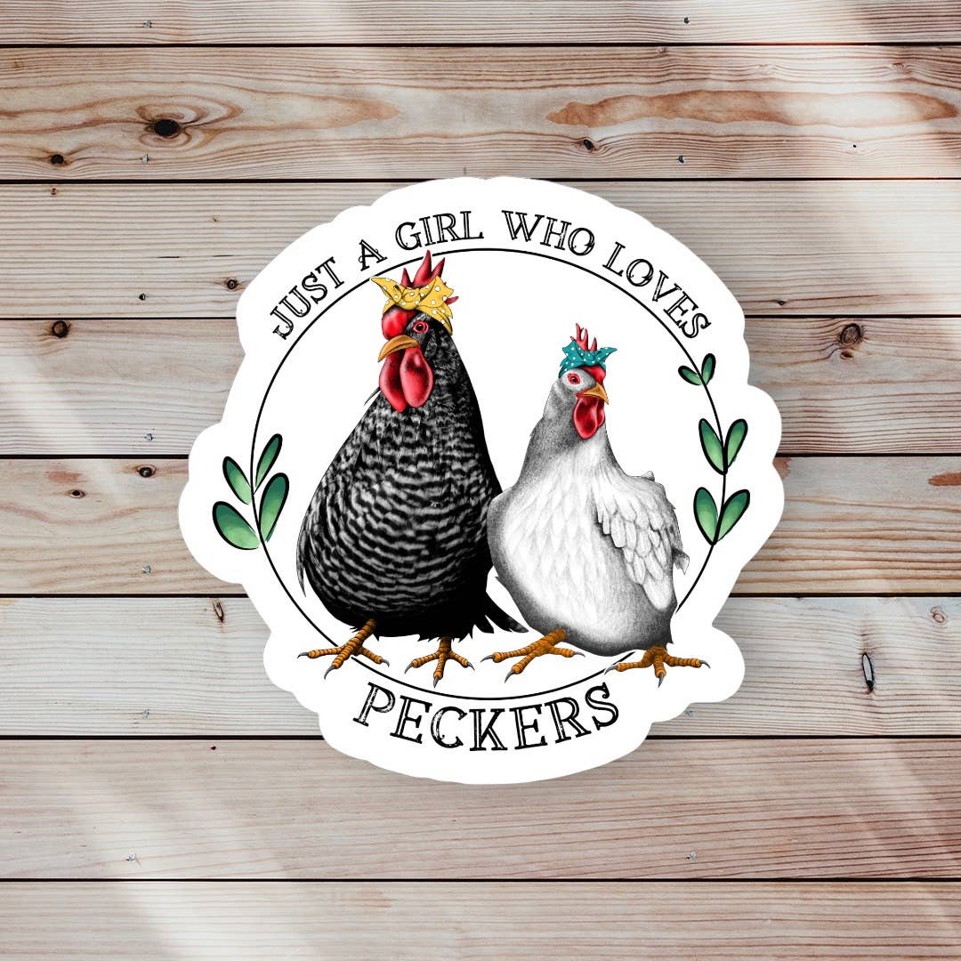 Just a Girl Who Love Chickens Sticker