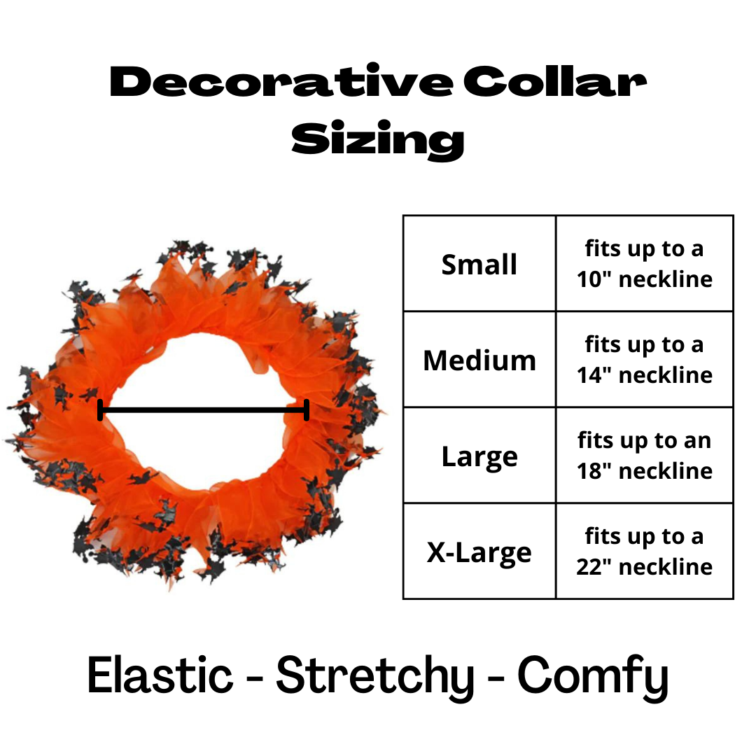 Midlee Designs - Midlee Witch Halloween Decorative Dog Collar: Large