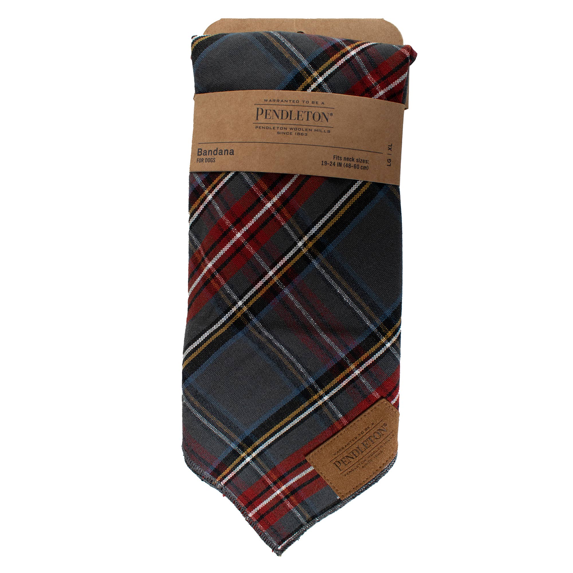 Pendleton Plaid Dog Bandana: Sm/Md (18