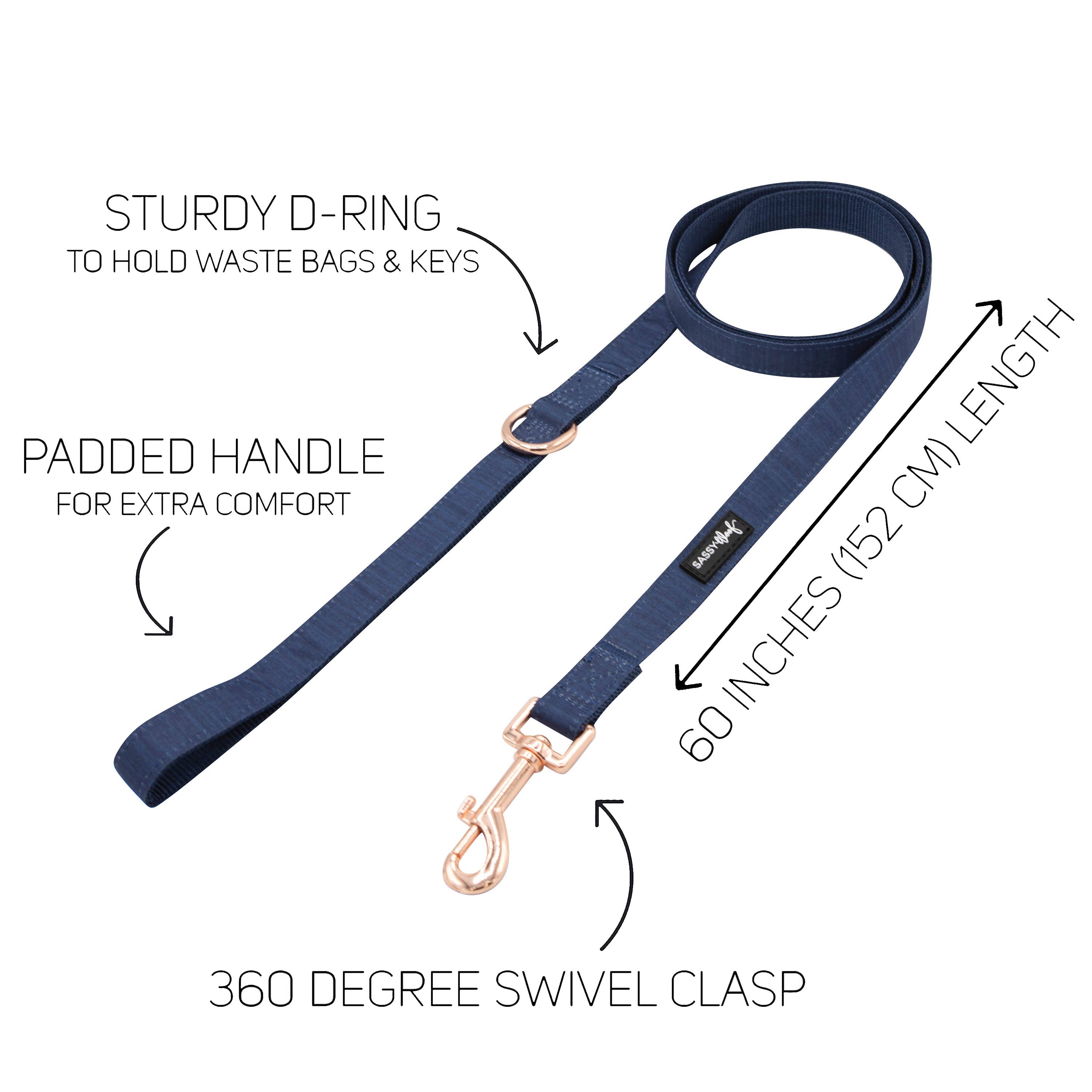 SASSY WOOF - Dog Leash - Twilight