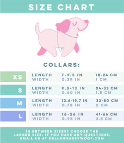 SASSY WOOF - Dog Collar - The Powerpuff Girls™ (Blue): XSmall