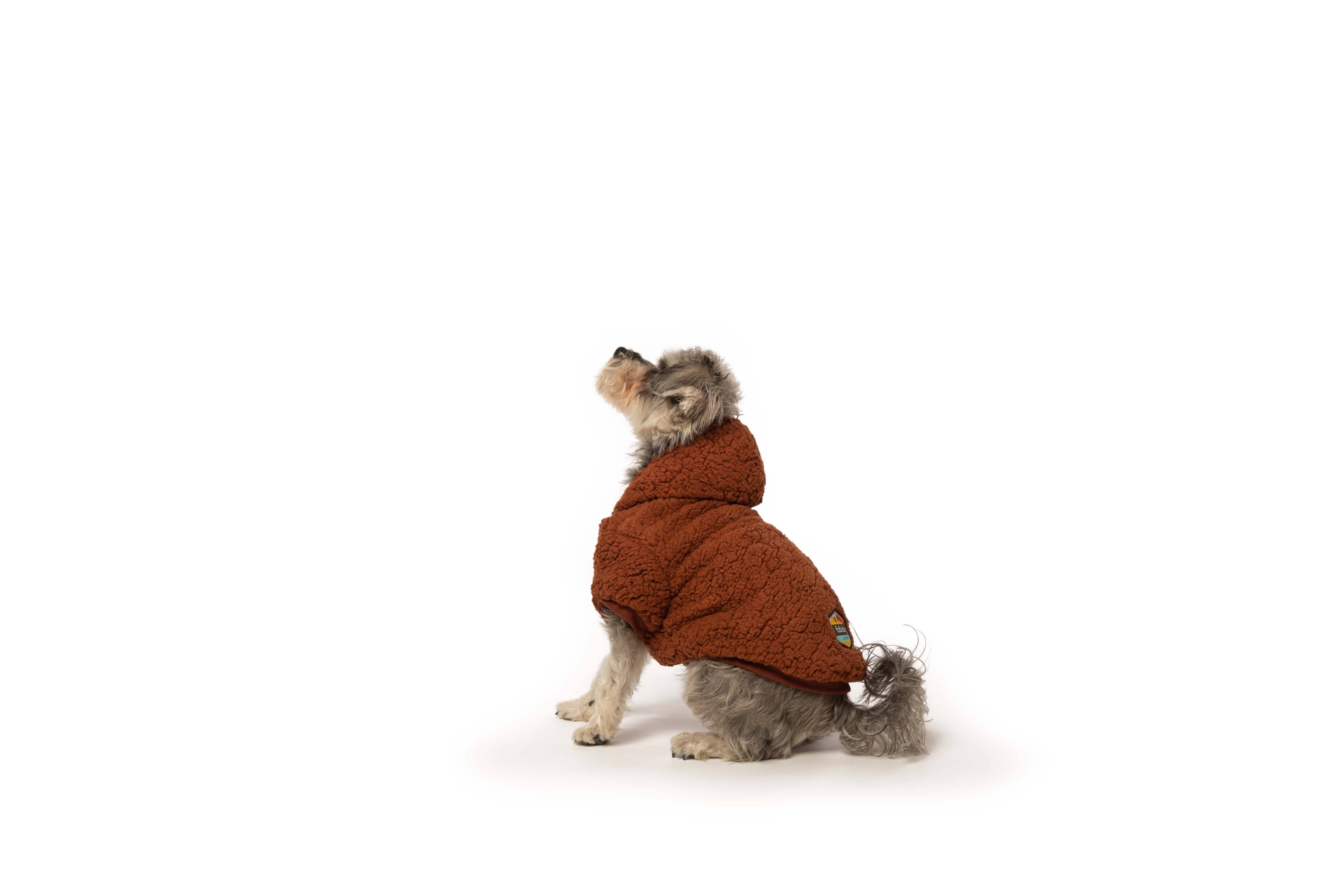 fabdog - Rust Sherpa Dog Hoodie: 8