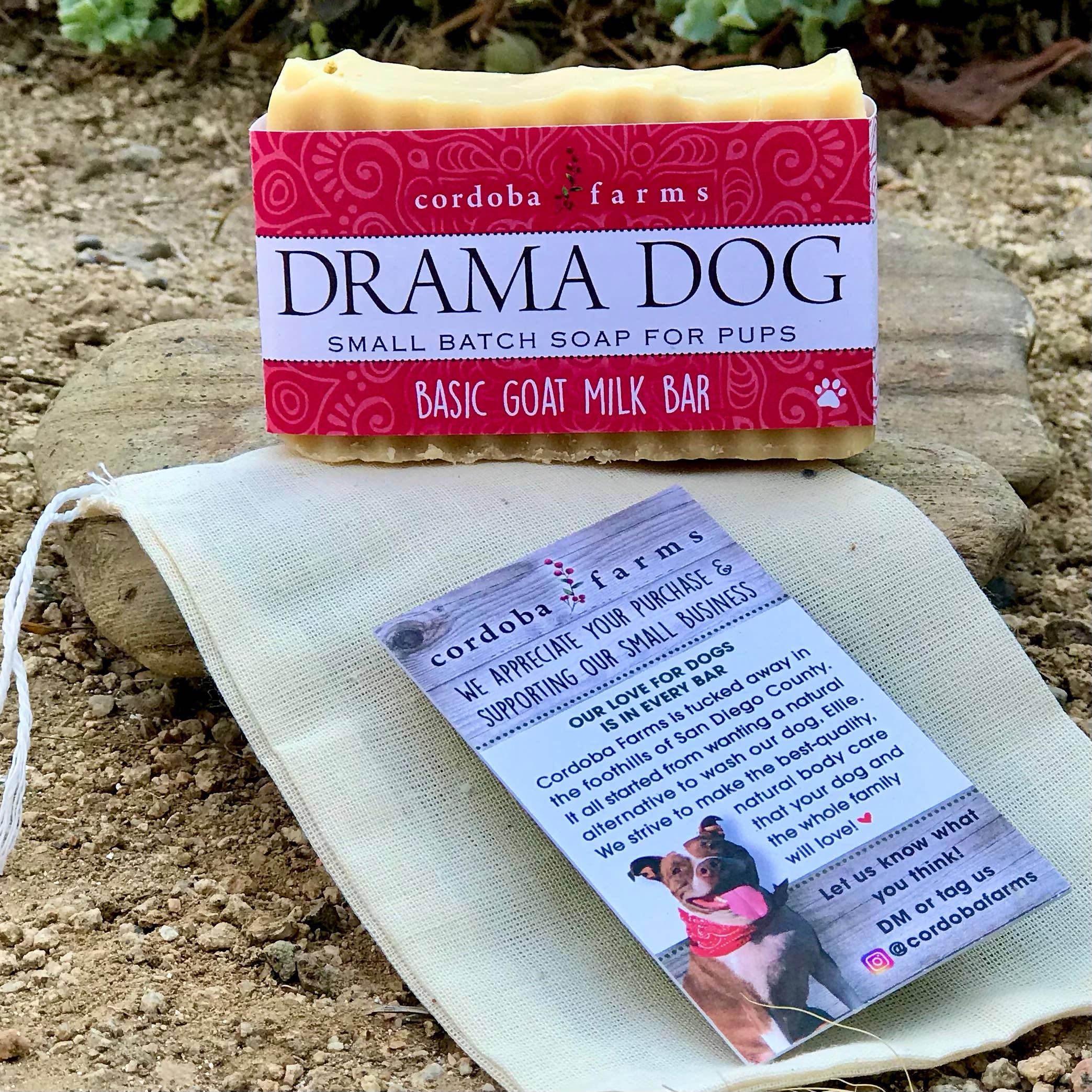 Drama Dog - Soothing Goat Milk Bar: No bag