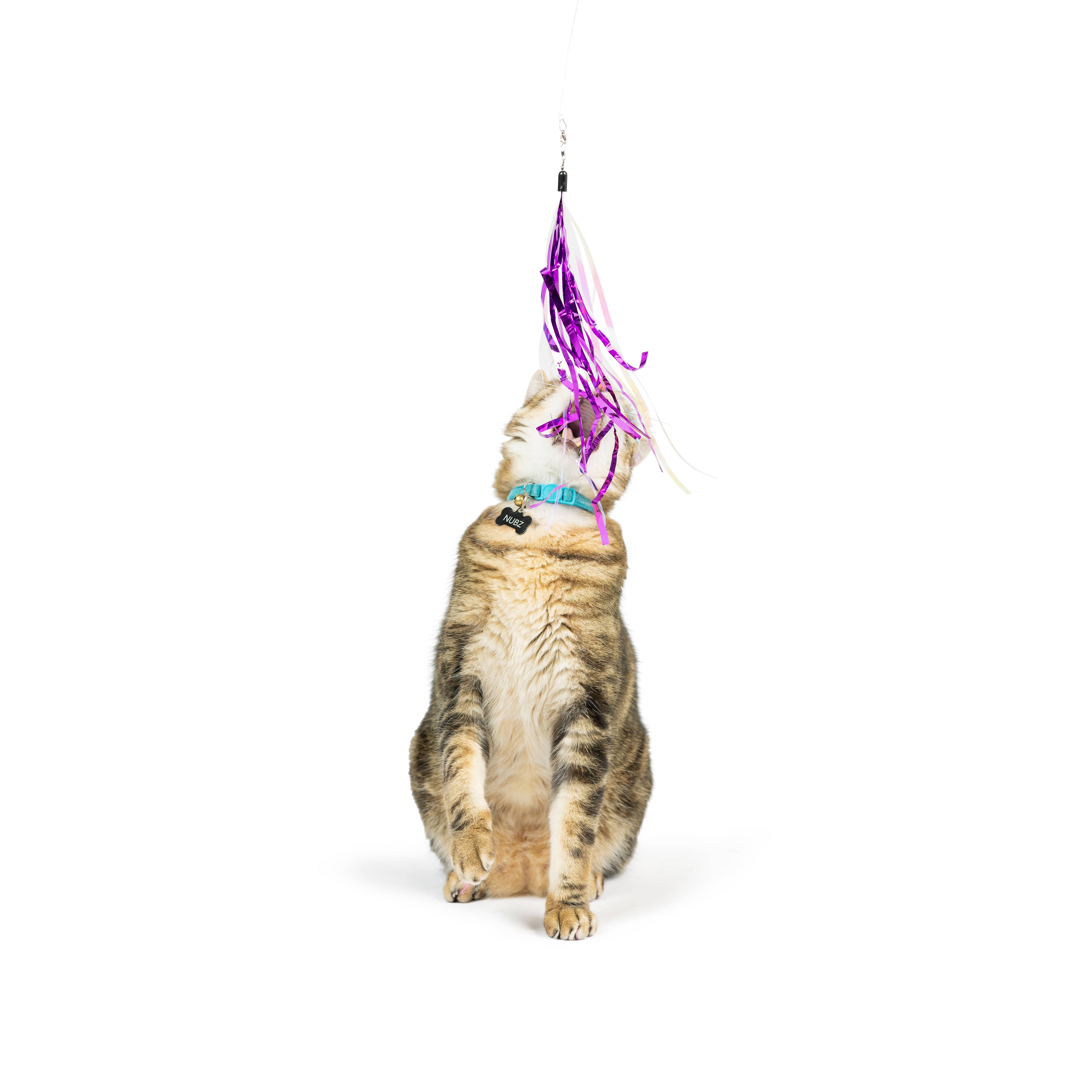 Huxley & Kent - Pink Mouse Tails Teasers 3pk Cat Wand Refill: One Size