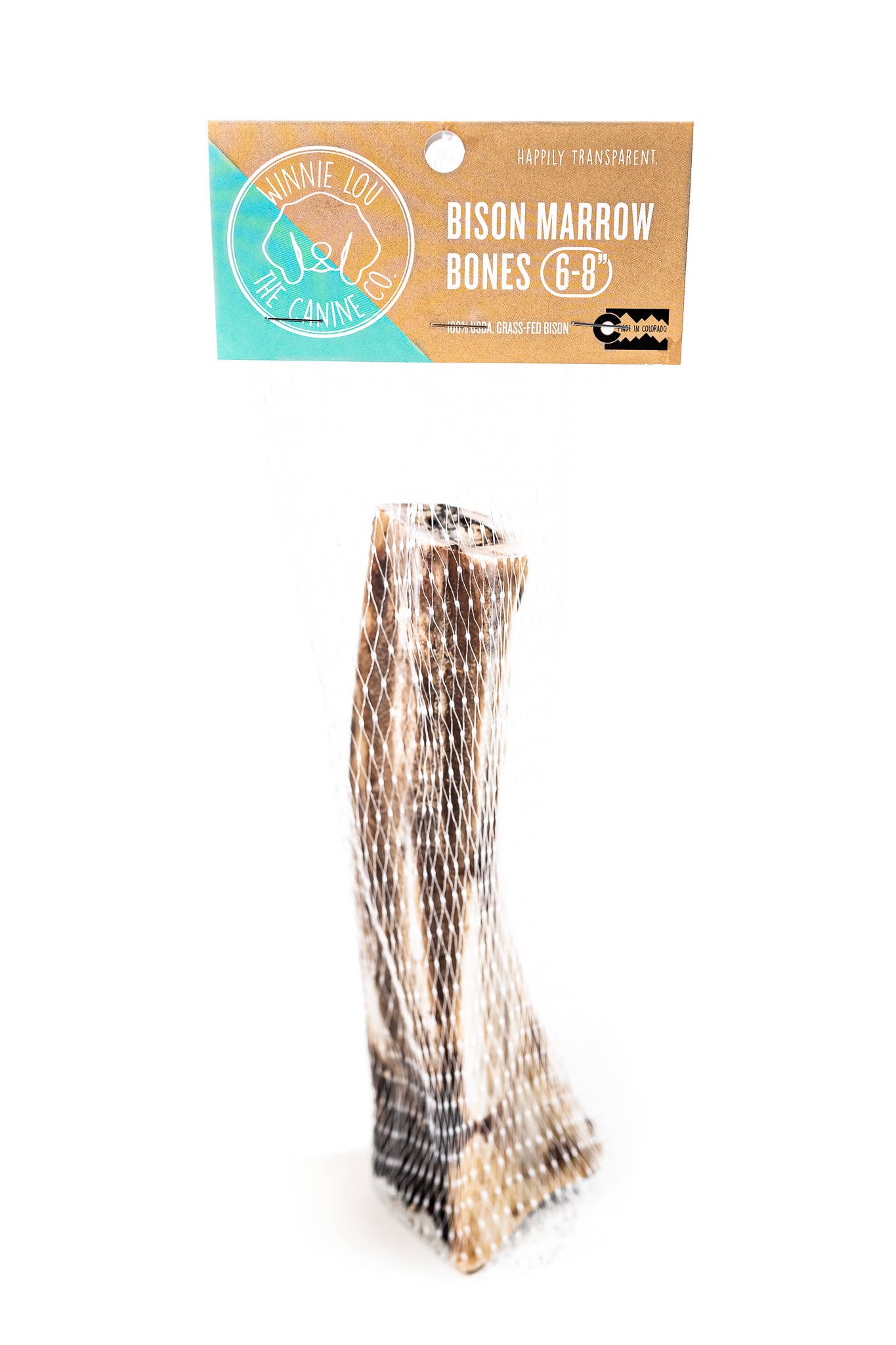 Winnie Lou - The Canine Co. - Bison Marrow Bone - 6-8"