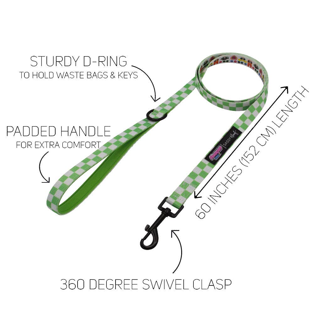 SASSY WOOF - Dog Leash - The Powerpuff Girls™ (Green)