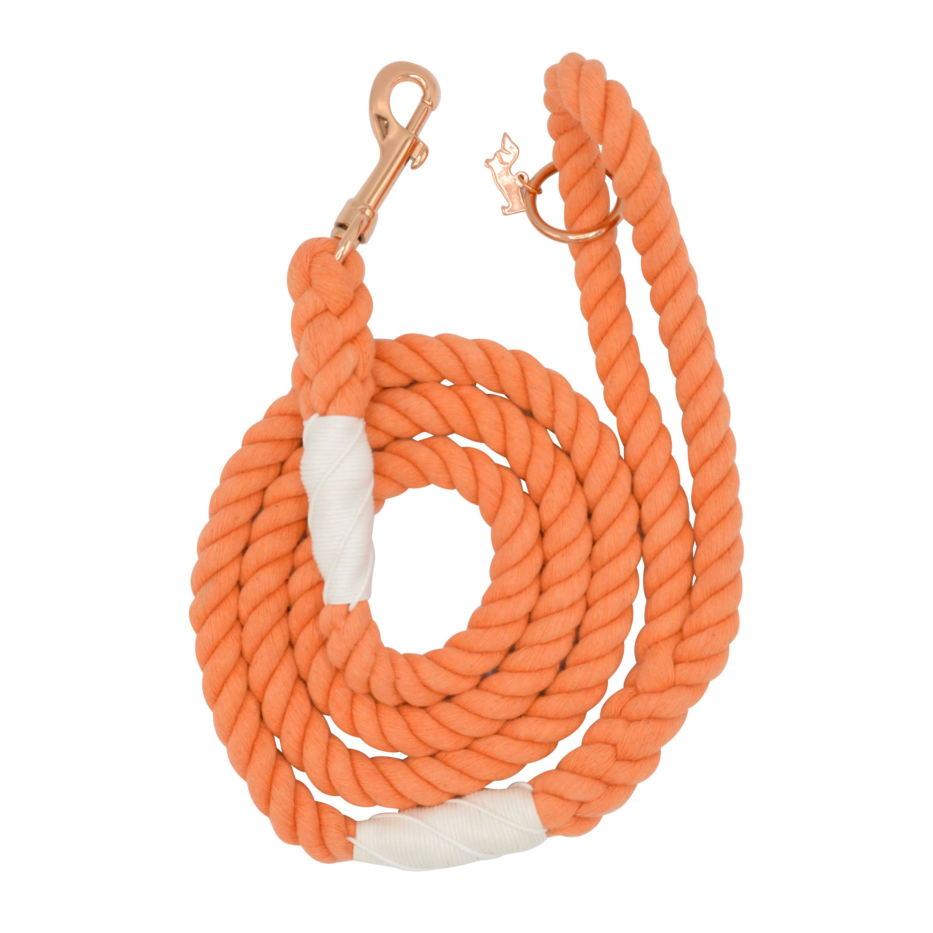 SASSY WOOF - Dog Rope Leash - Clementine