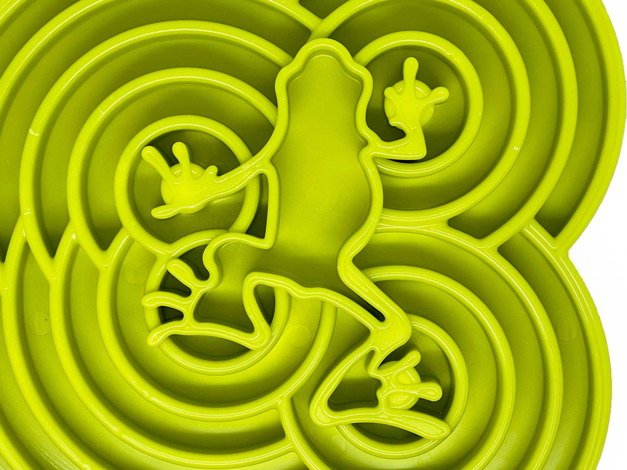 SodaPup Dog Toys - Water Frog Design eTray Enrichment Tray for Dogs - Green: Green