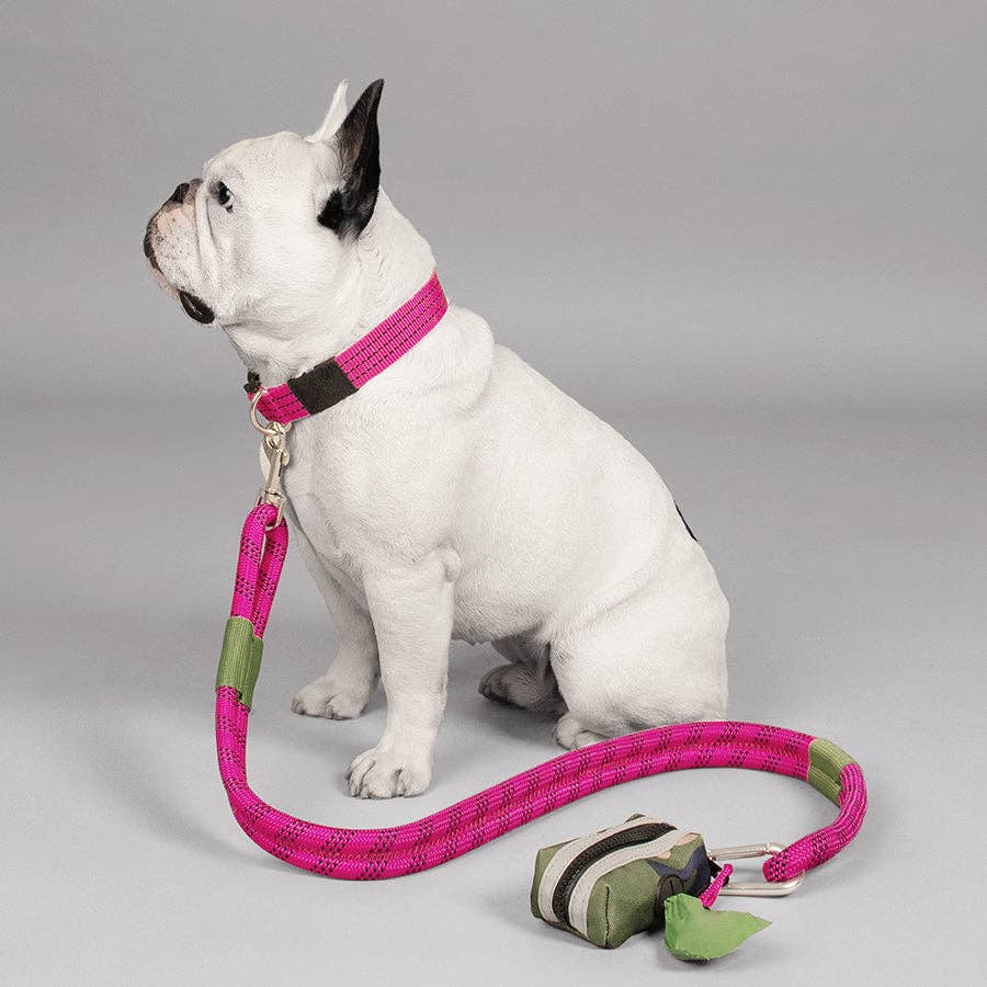 ROVERLUND - LEADER-OF-THE-PACK POOP BAG HOLDER: CAMO / MAGENTA