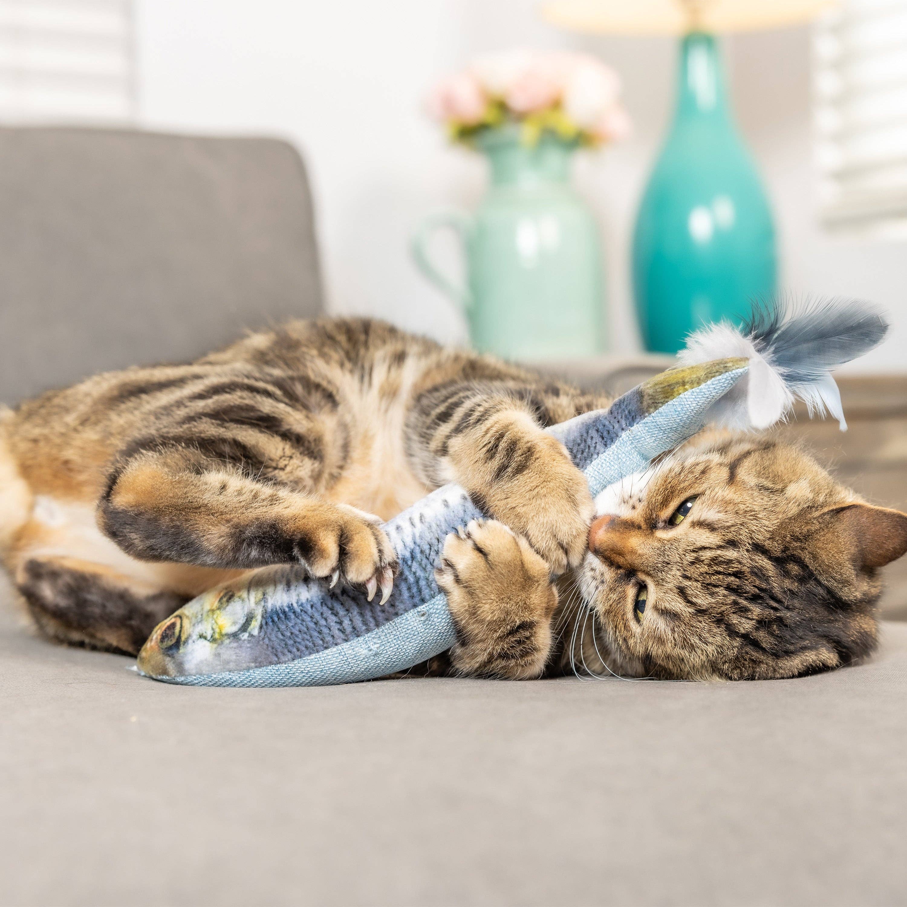 Huxley & Kent - Sardine Kicker Cat Toy: One Size