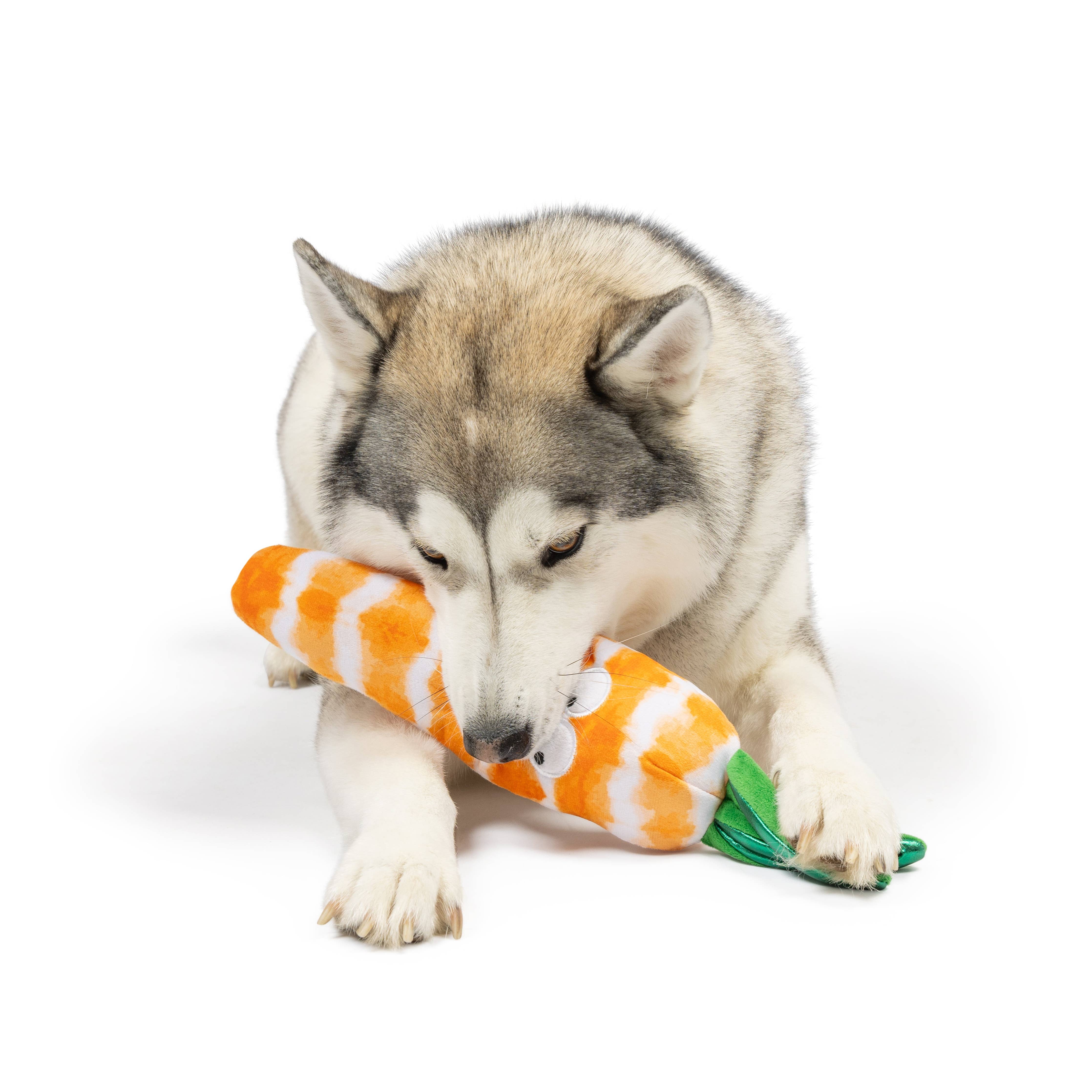 Huxley & Kent - Fetchies® Sweet Carrot Dog Toy: Large