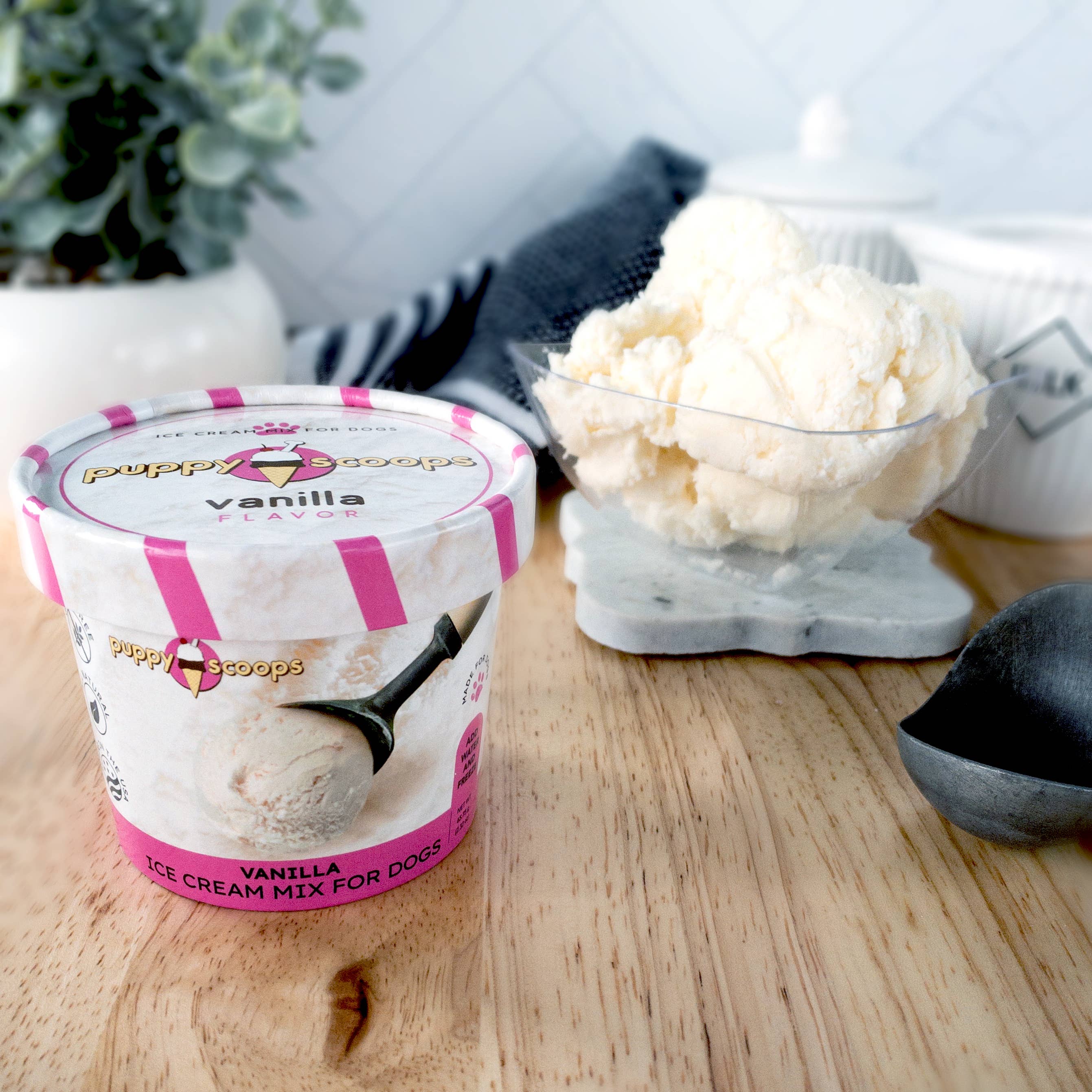 Puppy Cake LLC - Puppy Scoops Ice Cream Mix Sample Pack - All 4 Flavors