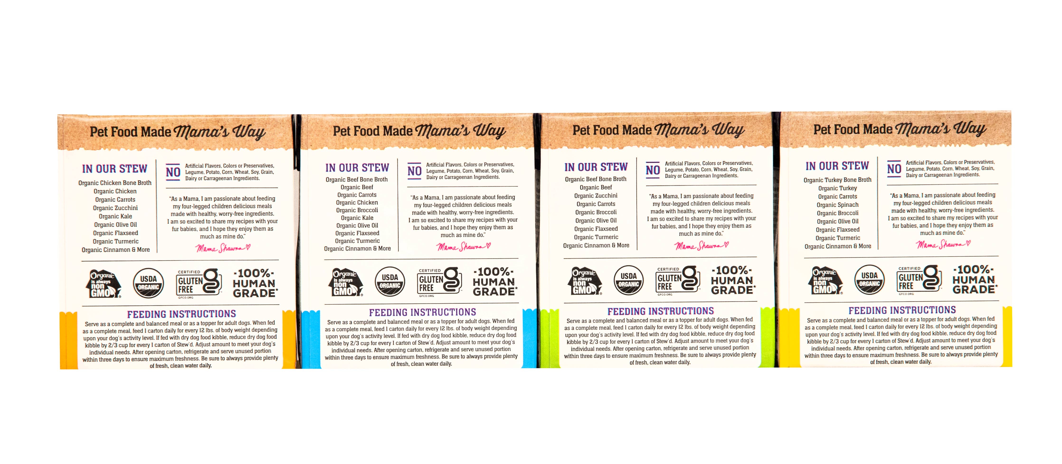 Mama Shawna - Stew'd Organic Dog Beef & Veggies Recipe: Purple